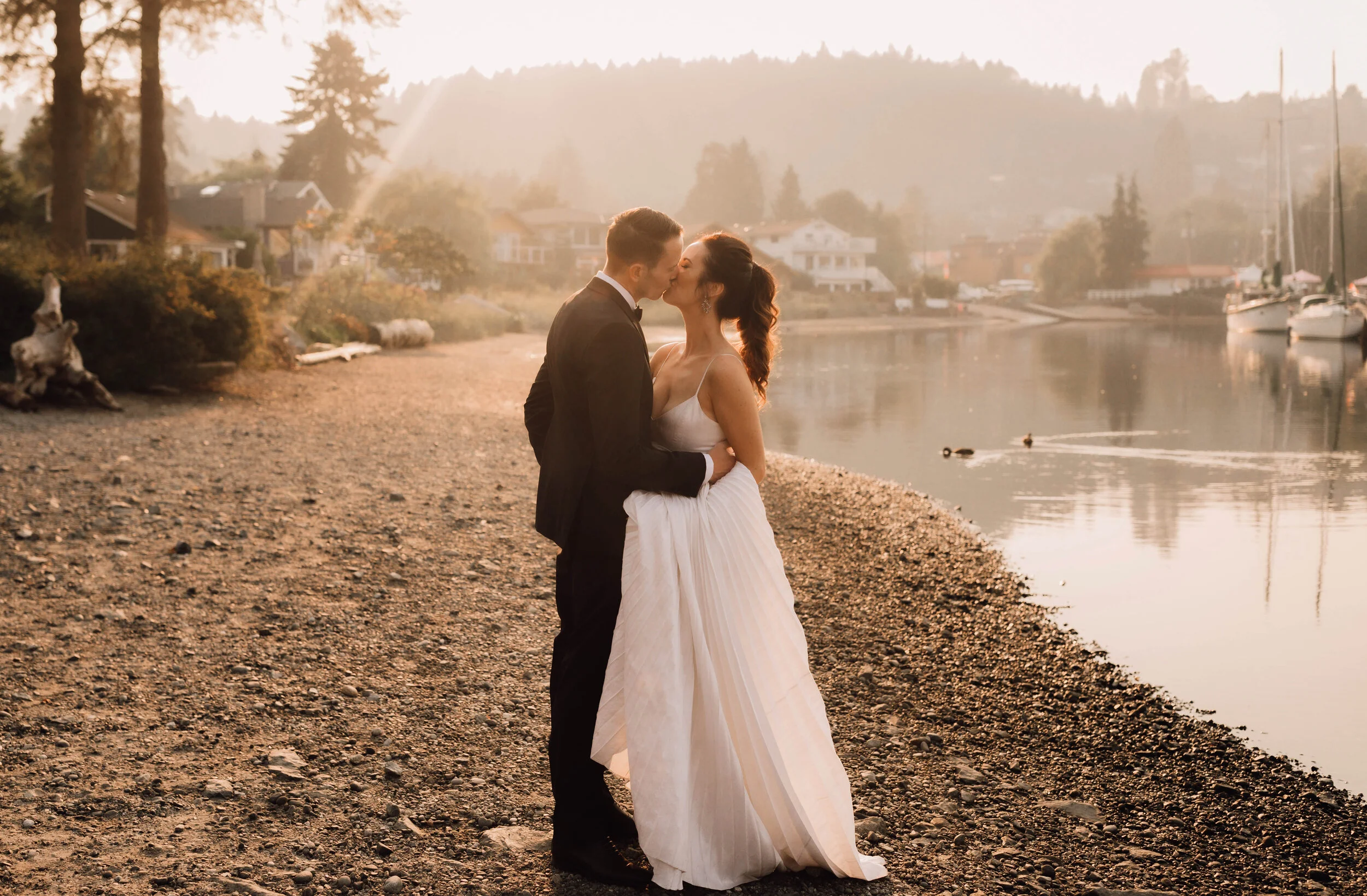  Intimate Backyard Wedding in Gibsons, BC on the Sunshine Coast BC  