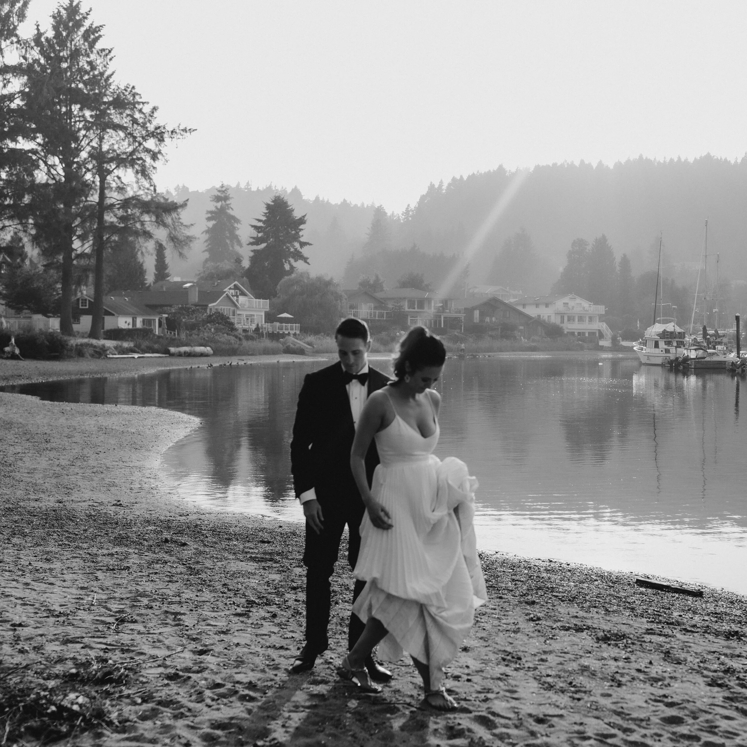  Intimate Backyard Wedding in Gibsons, BC on the Sunshine Coast BC  