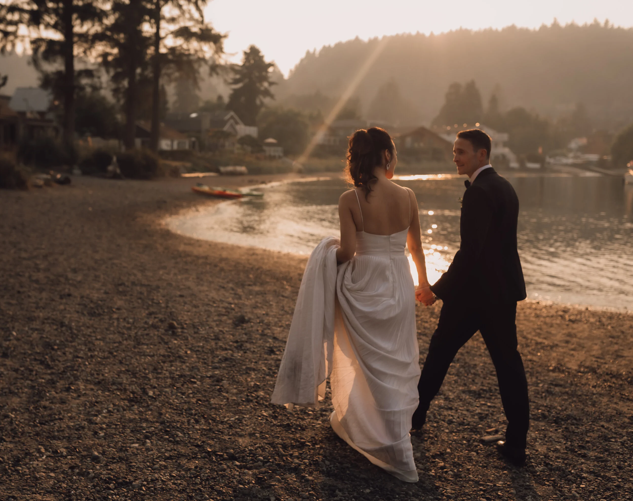  Intimate Backyard Wedding in Gibsons, BC on the Sunshine Coast BC  
