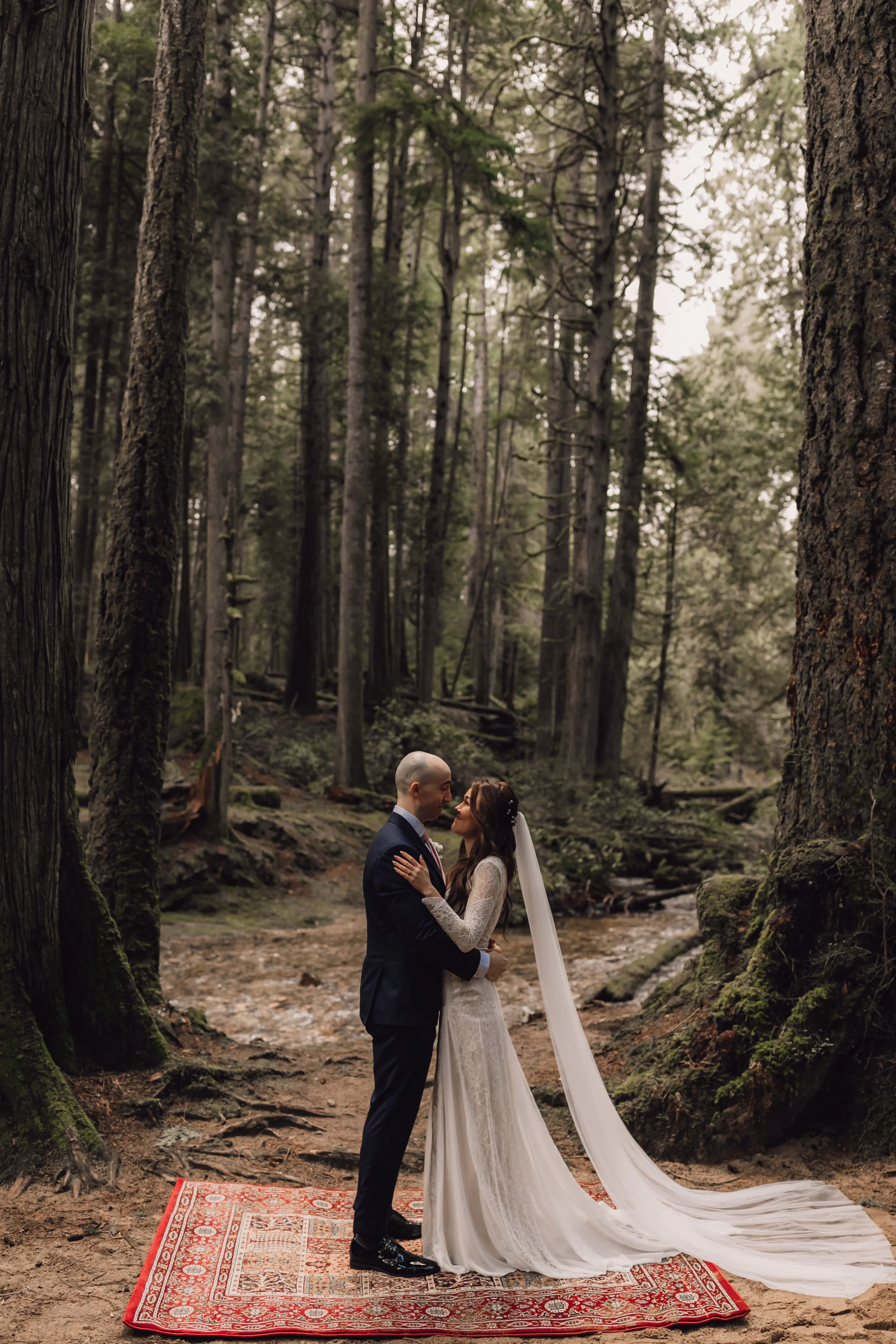  Intimate Forest and Beach Elopement on the Sunshine Coast, BC 