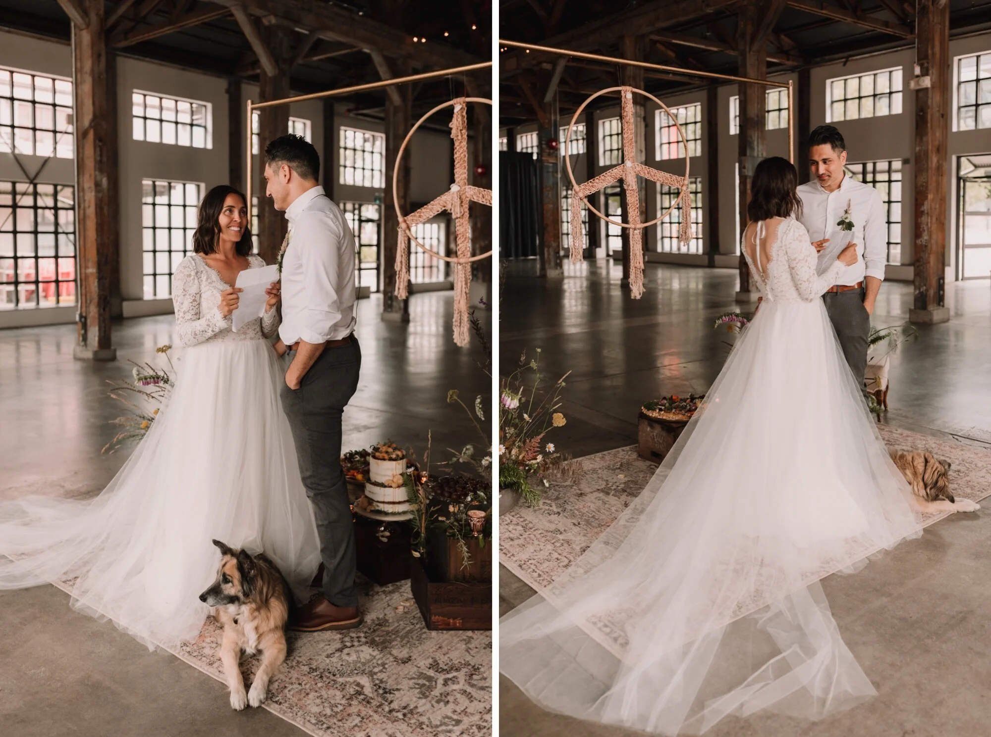  Eco-friendly Vegan Wedding Shoot at the Pipe Shop with Erin Ireland and Darren Yada for Canadian Vegan Magazine 