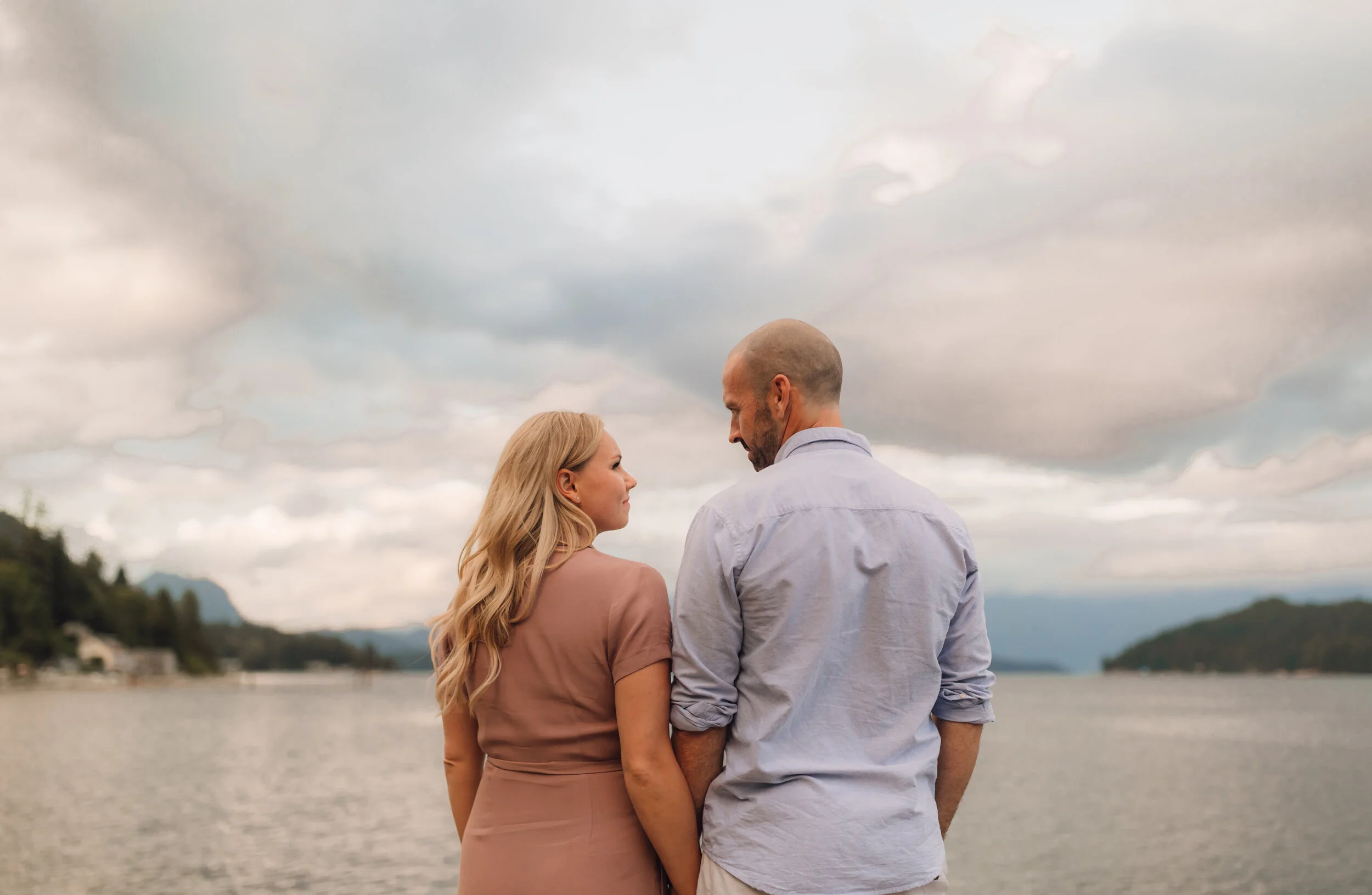  Sunset Beach Engagement Photos on the Sunshine Coast - Gibsons Wedding Photographer and Videographer 