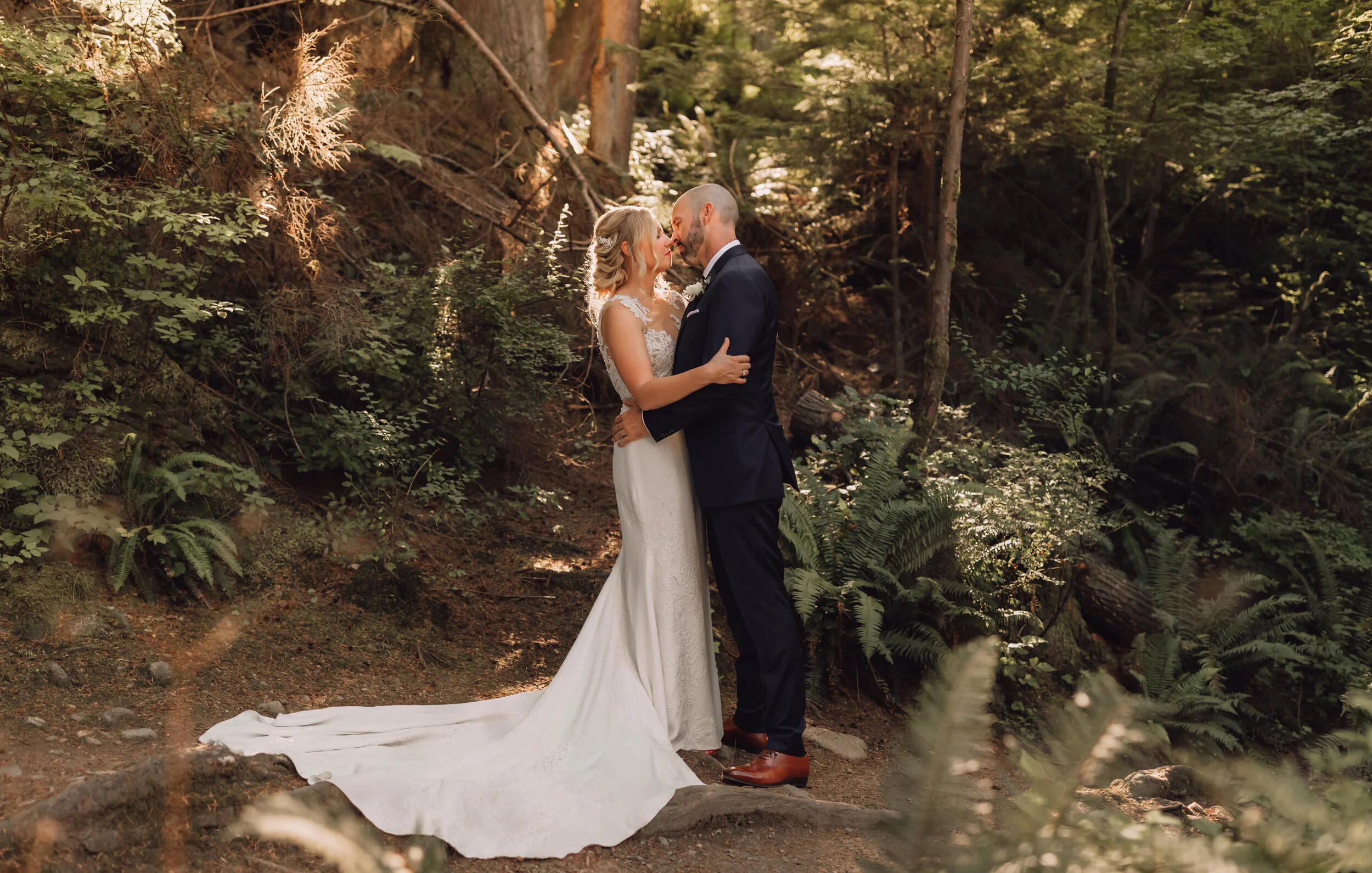  Jackie & Elliot’s Backyard Wedding in West Vancouver.  