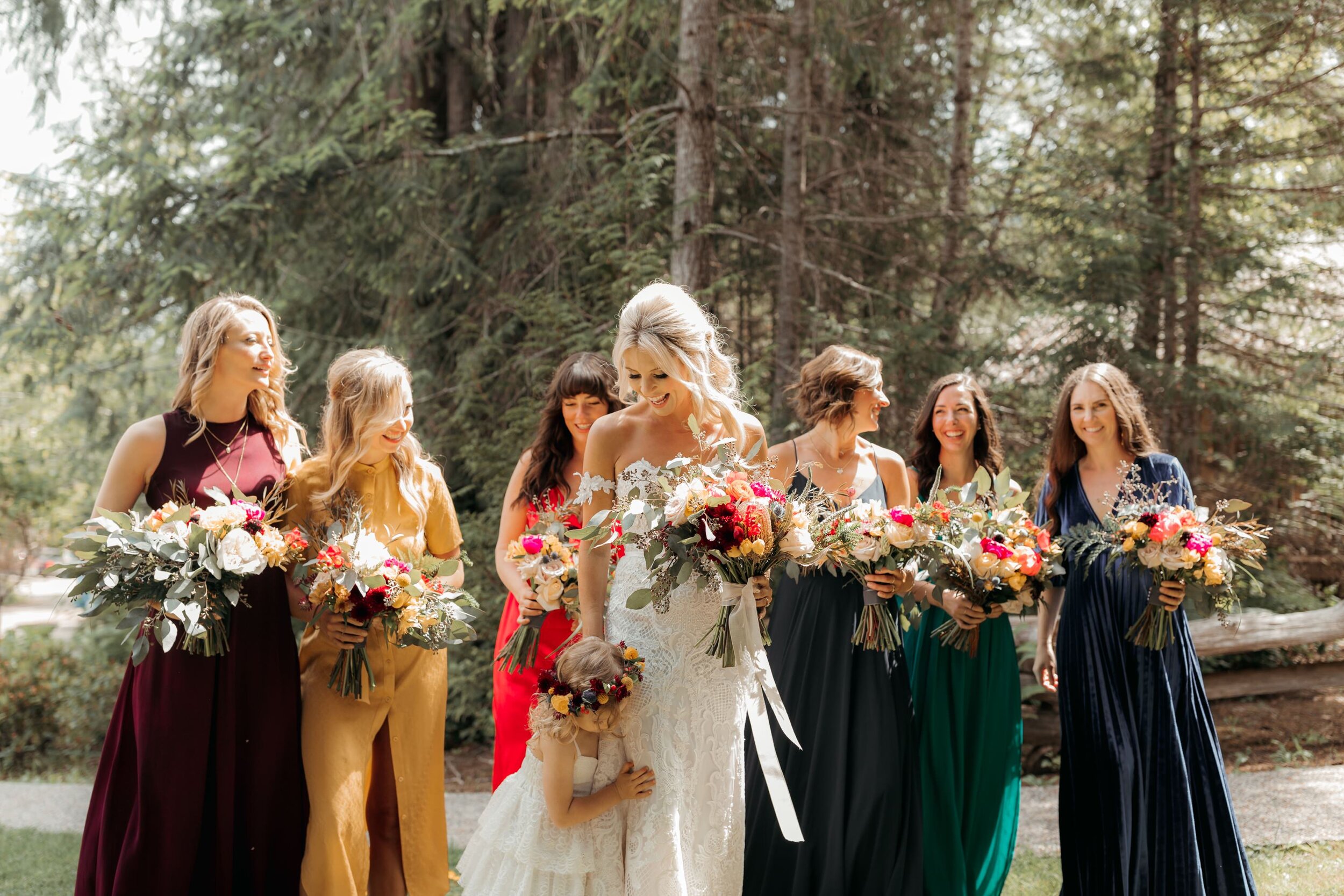 Summer Boho 70's inspired wedding at the West Coast Wilderness Lodge in ...