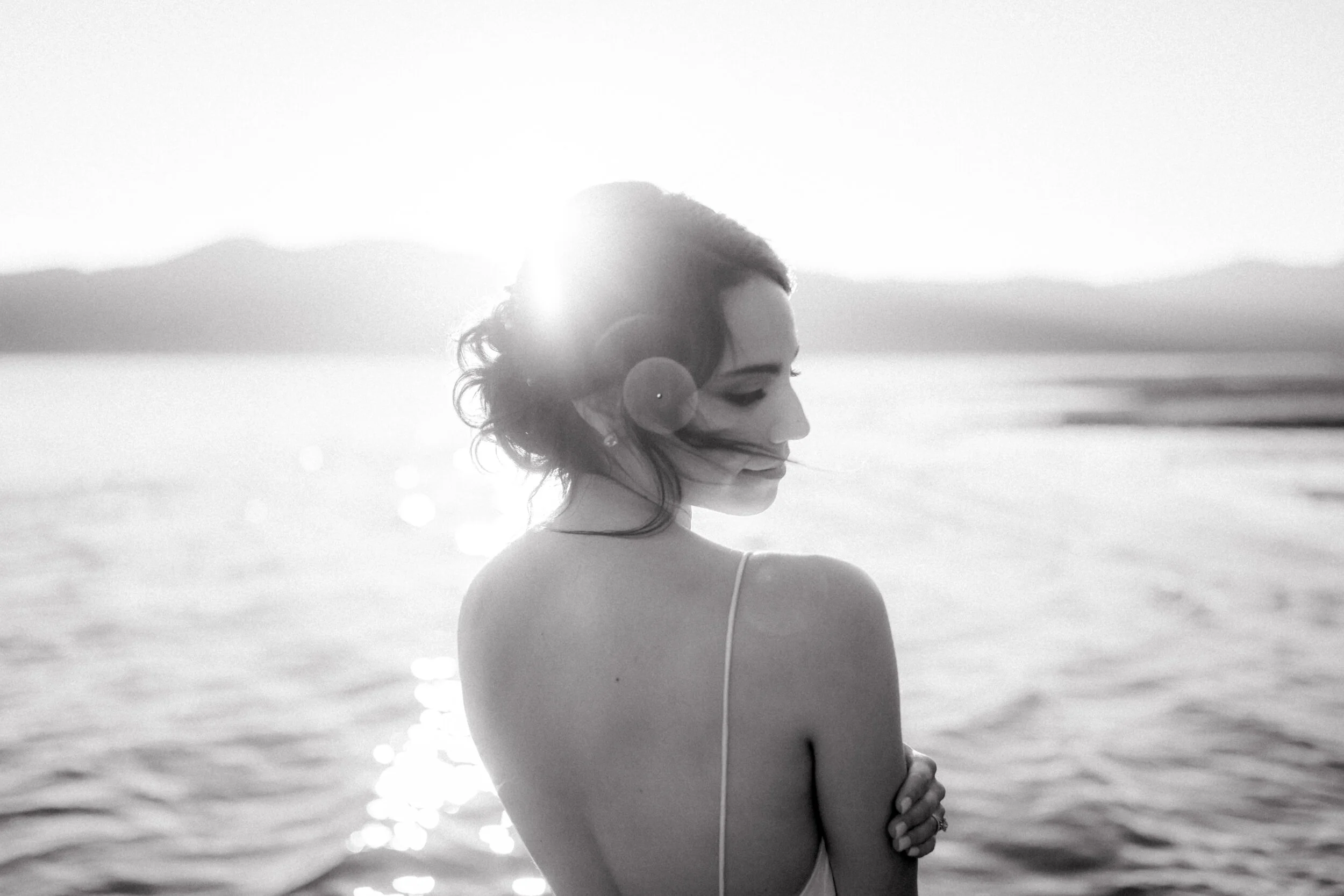  Robyn & Brendo’s intimate wedding on the beach in Sechelt on the Sunshine Coast. 