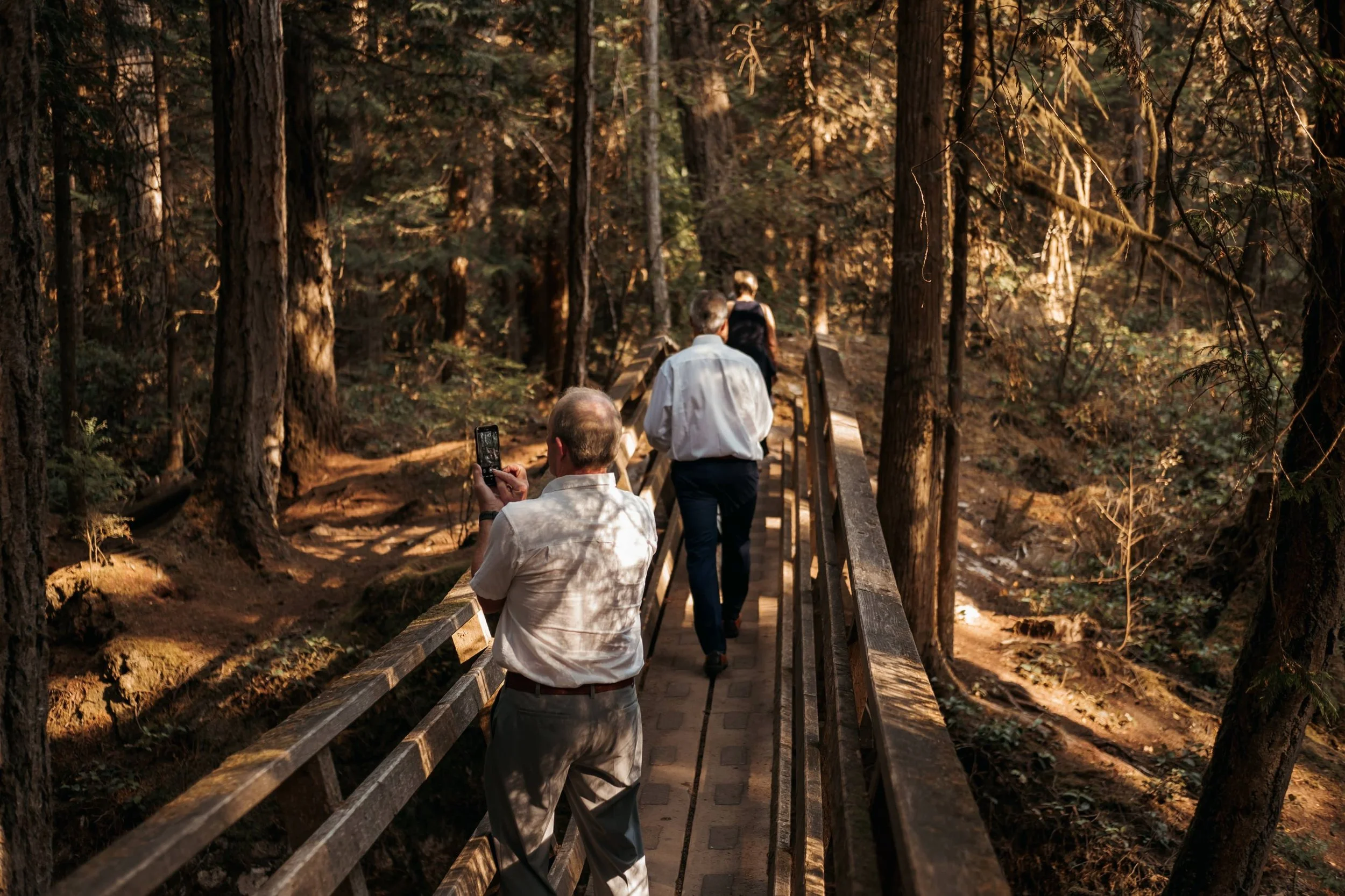  Emma and CodyÕs Sunshine Coast Elopement. Ceremony in Cliff Gilker Park in Roberts Creek and Golden Hour Photos at Roberts Creek Pier 