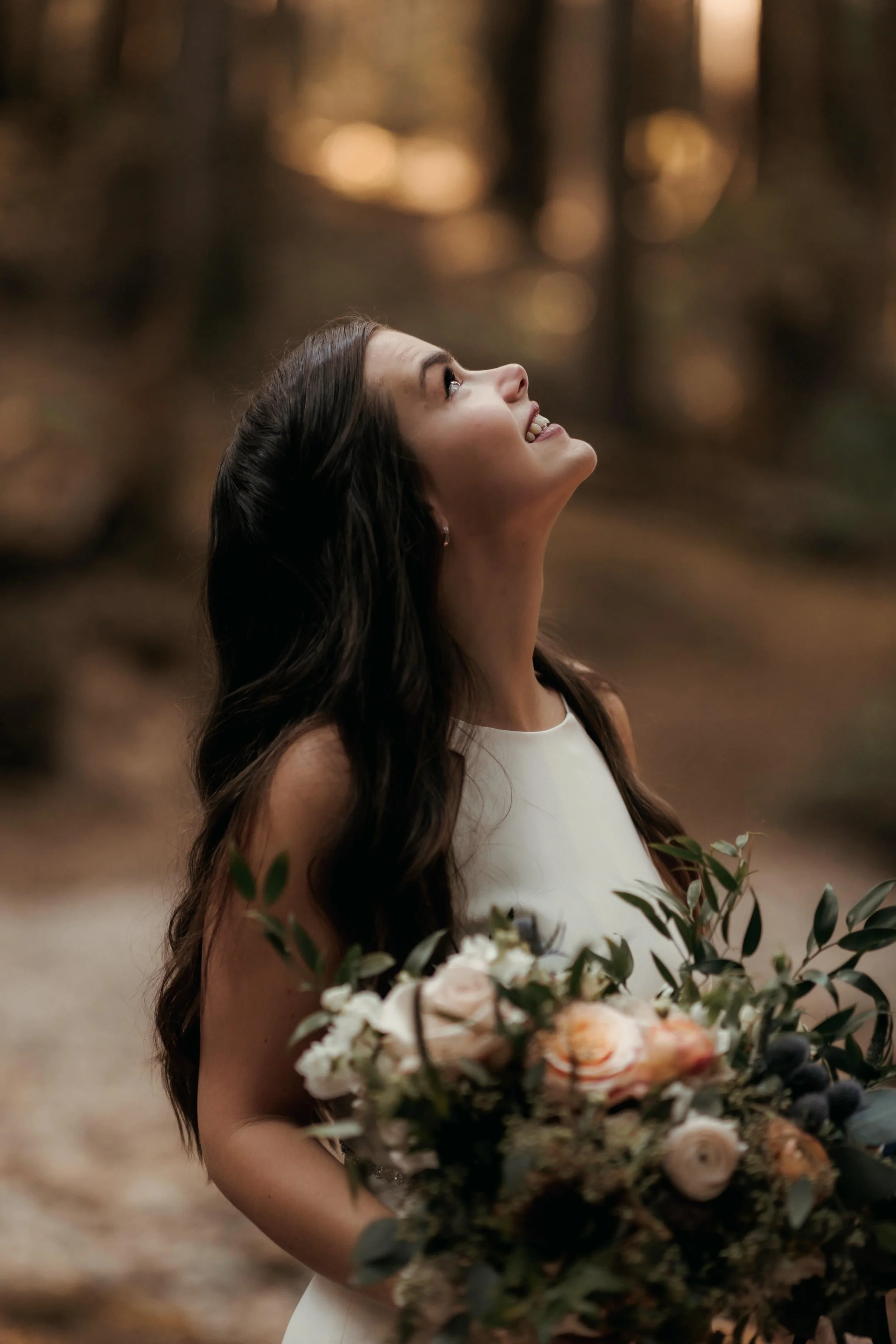  Emma and CodyÕs Sunshine Coast Elopement. Ceremony in Cliff Gilker Park in Roberts Creek and Golden Hour Photos at Roberts Creek Pier 