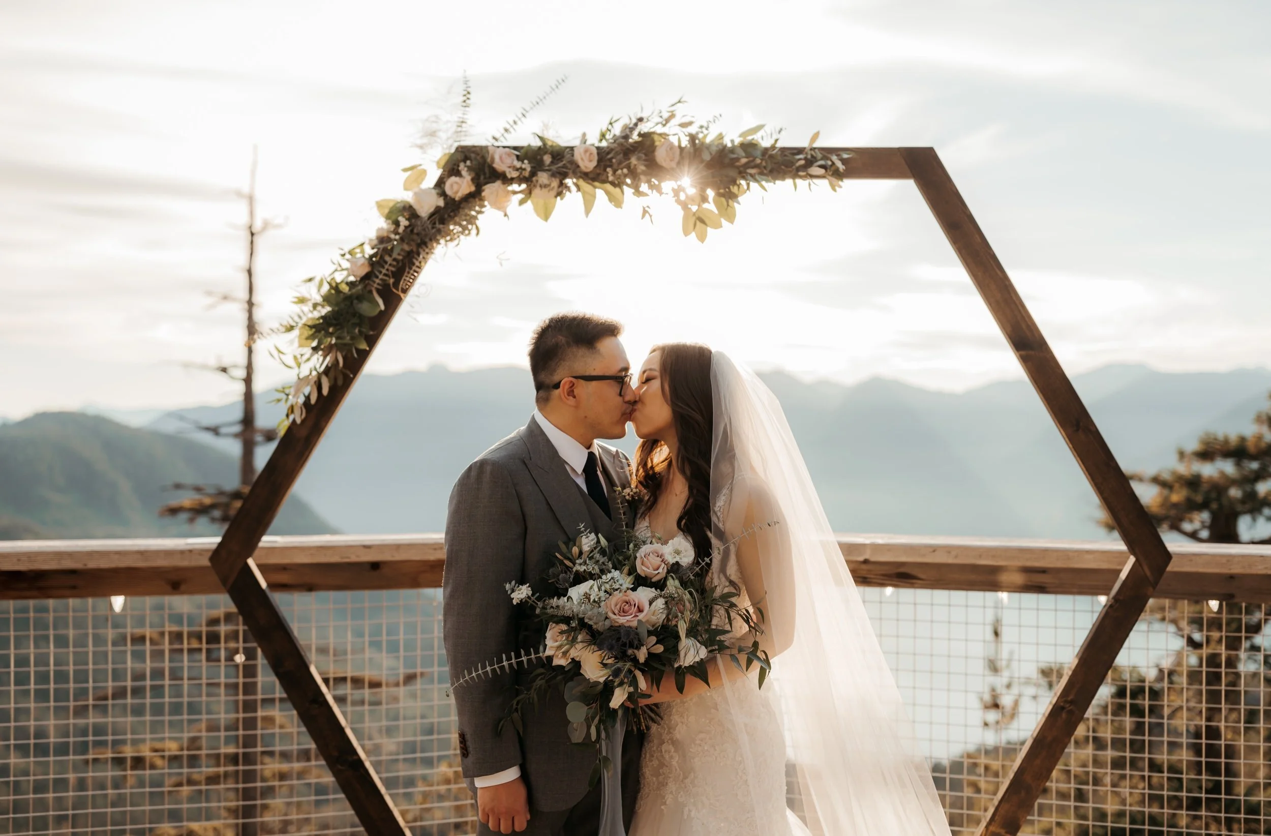  Intimate Golden Hour Wedding at Sea to Sky Gondola in Squamish BC  