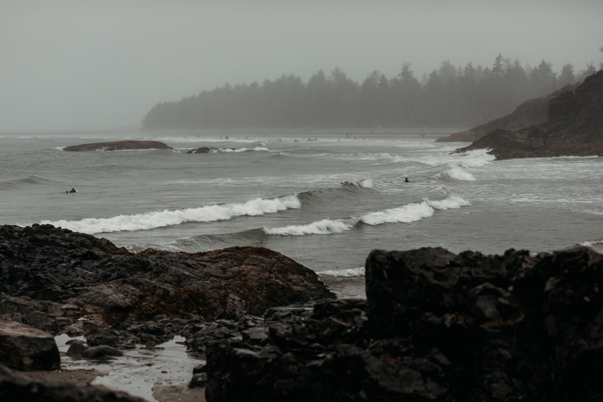  Intimate Rainy Day Tofino Wedding at the Pacific Sands Resort and Shore Pier Ceremony 
