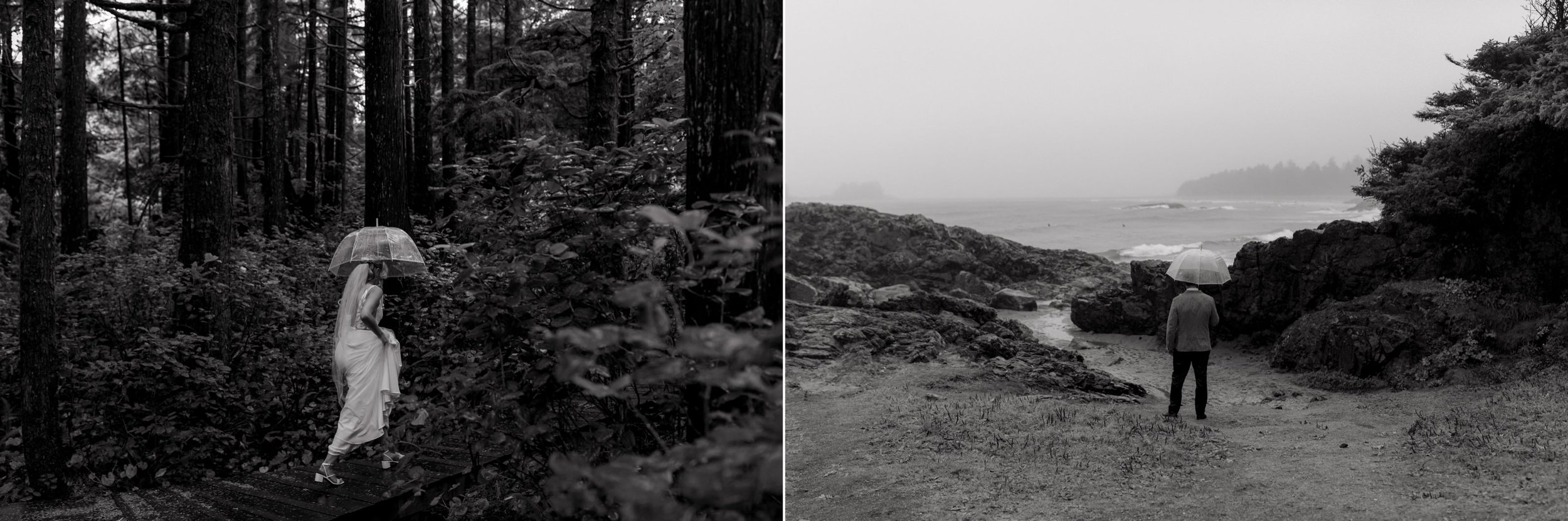  Intimate Rainy Day Tofino Wedding at the Pacific Sands Resort and Shore Pier Ceremony 