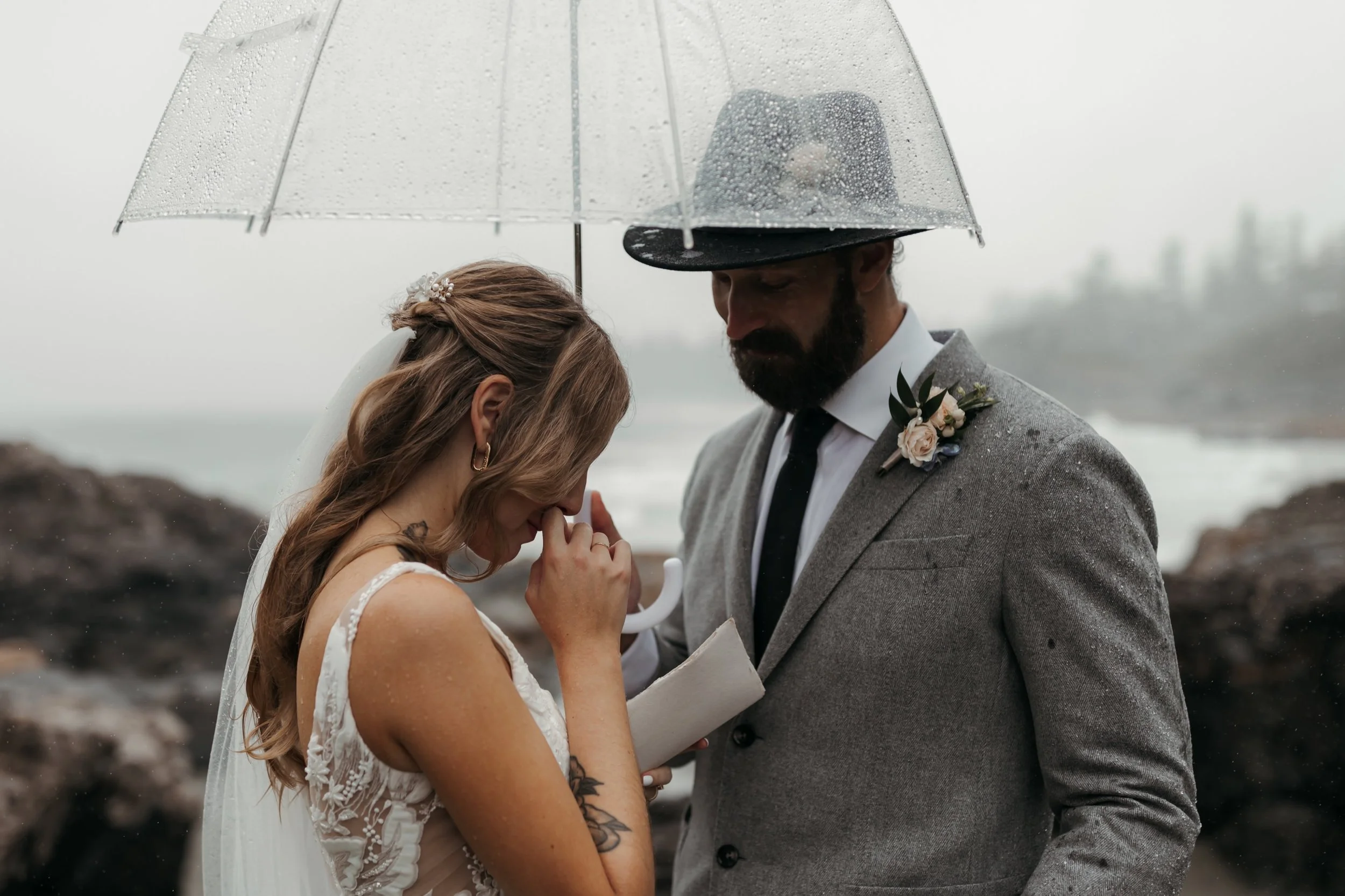  Intimate Rainy Day Tofino Wedding at the Pacific Sands Resort and Shore Pier Ceremony 