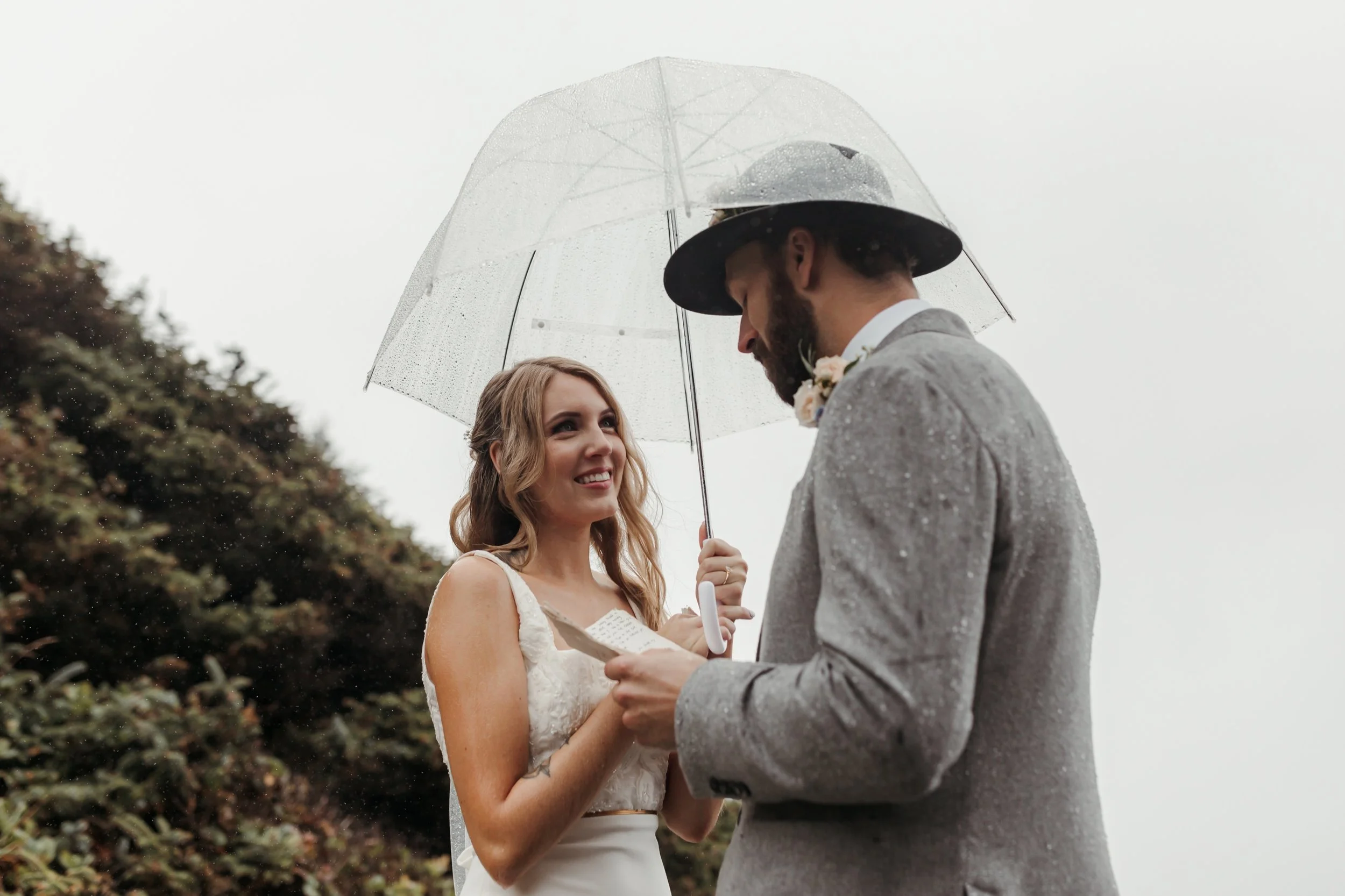  Intimate Rainy Day Tofino Wedding at the Pacific Sands Resort and Shore Pier Ceremony 