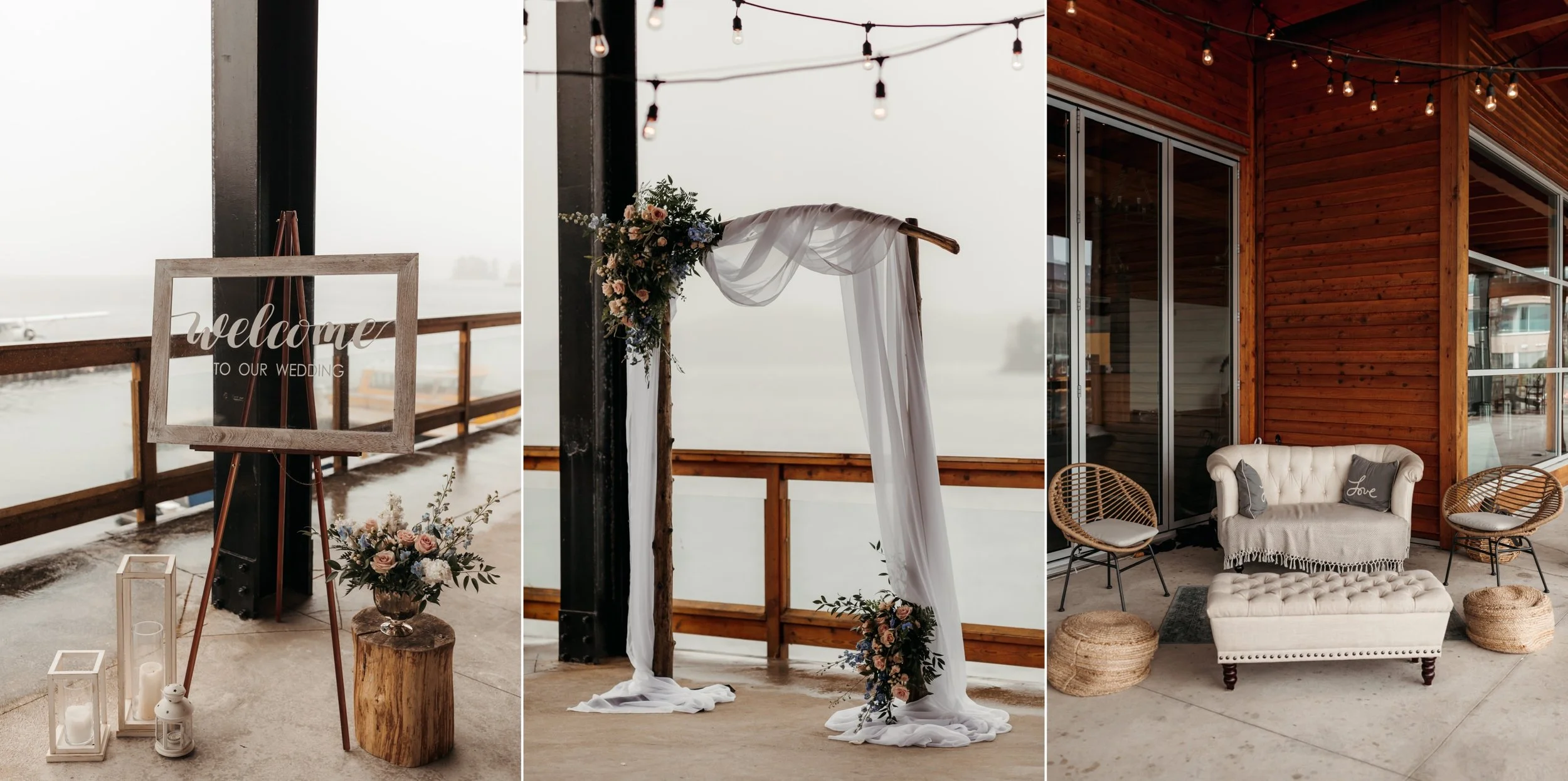  Intimate Rainy Day Tofino Wedding at the Pacific Sands Resort and Shore Pier Ceremony 