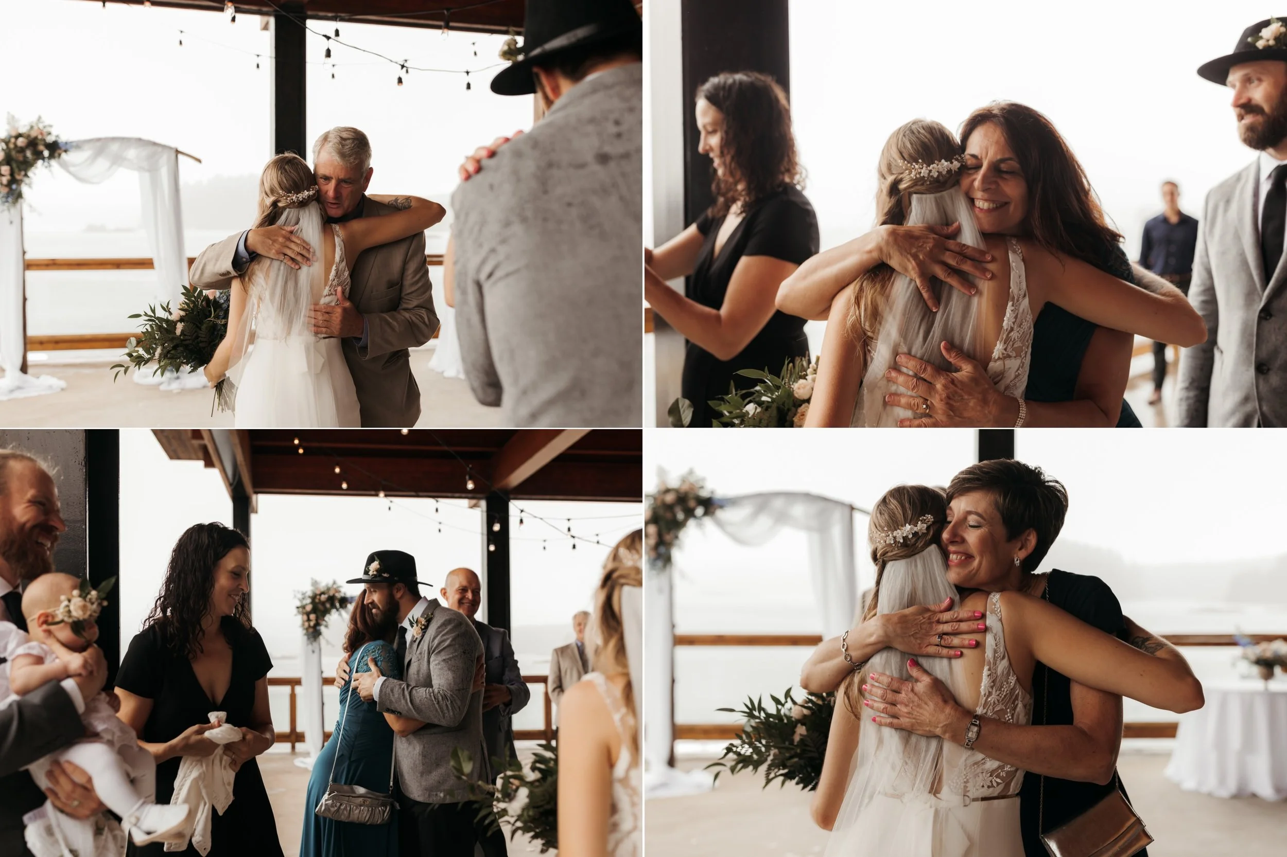  Intimate Rainy Day Tofino Wedding at the Pacific Sands Resort and Shore Pier Ceremony 