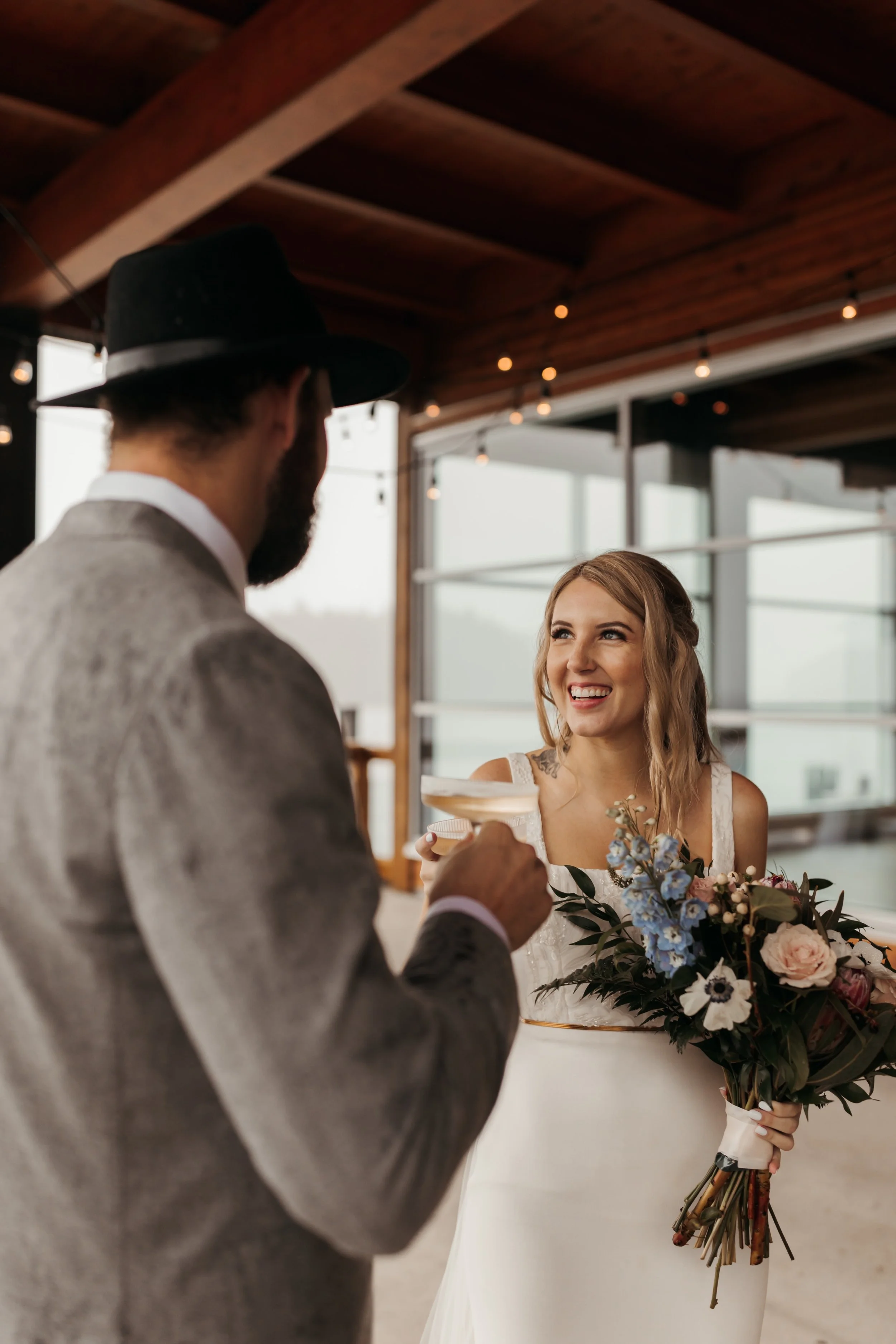  Intimate Rainy Day Tofino Wedding at the Pacific Sands Resort and Shore Pier Ceremony 