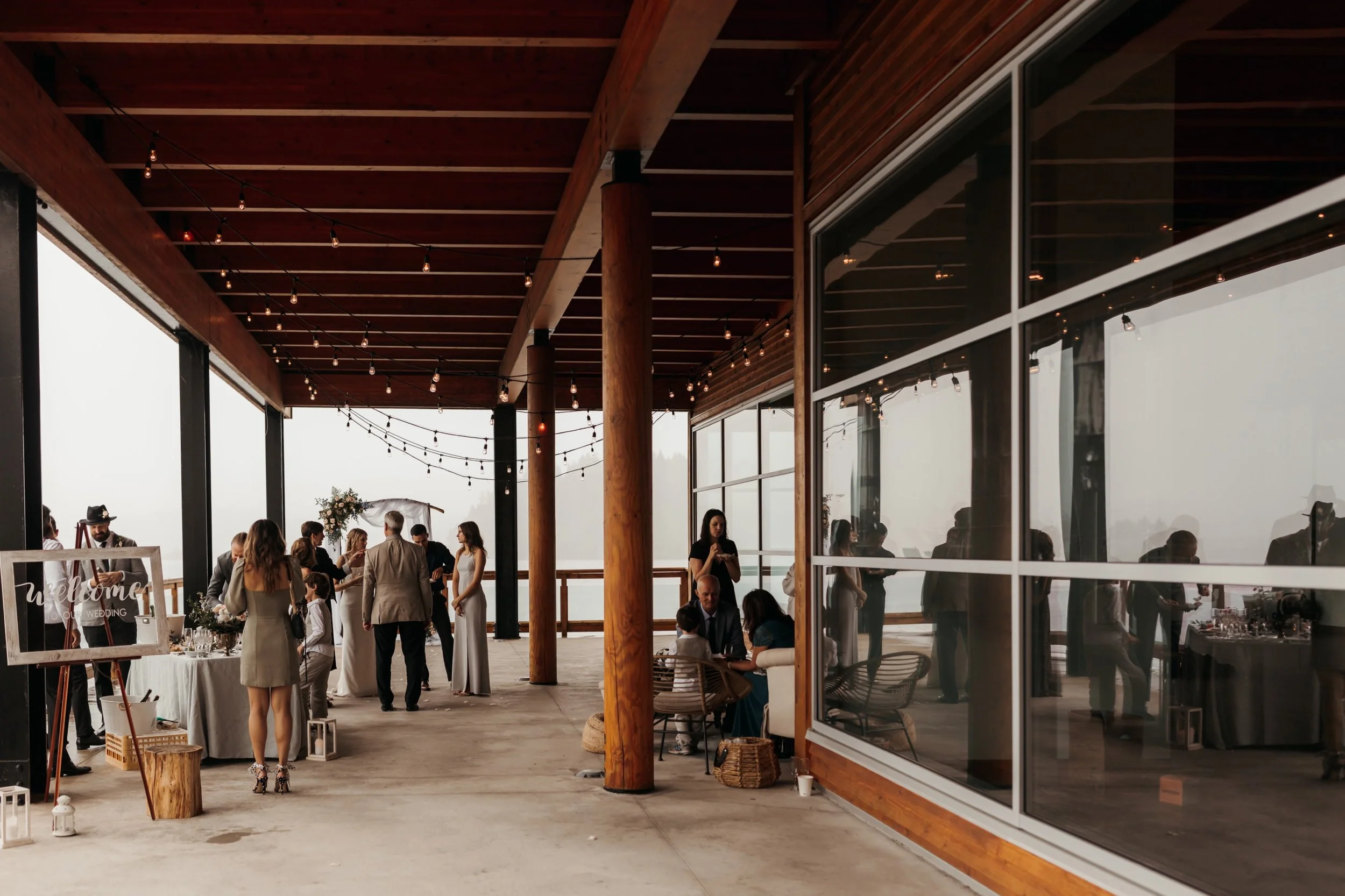  Intimate Rainy Day Tofino Wedding at the Pacific Sands Resort and Shore Pier Ceremony 