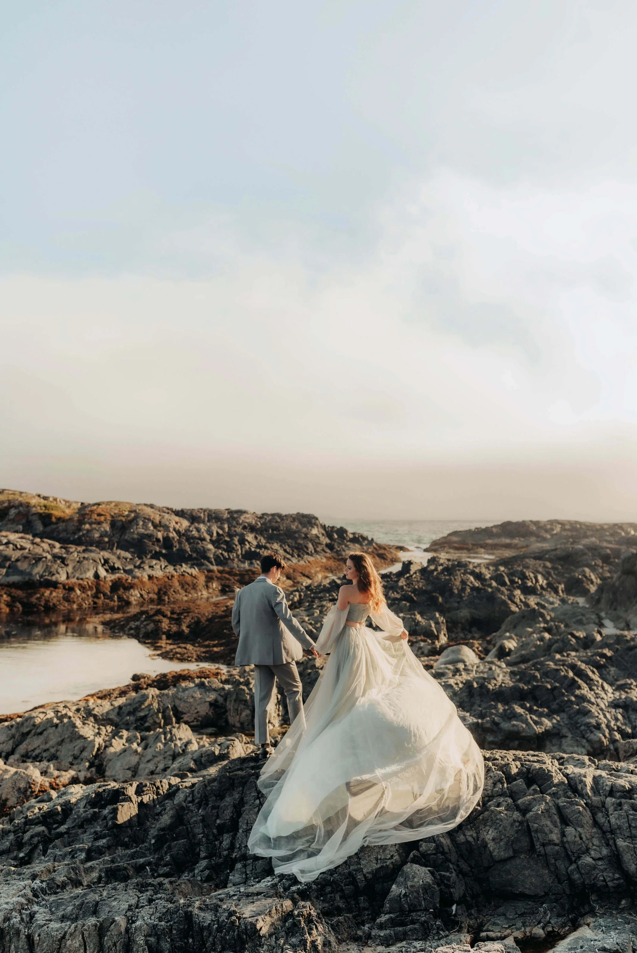  Wickaninnish Inn Elopement Photos on the Beach - Tofino Elopement Photos - Shell Beach Wedding Photos 