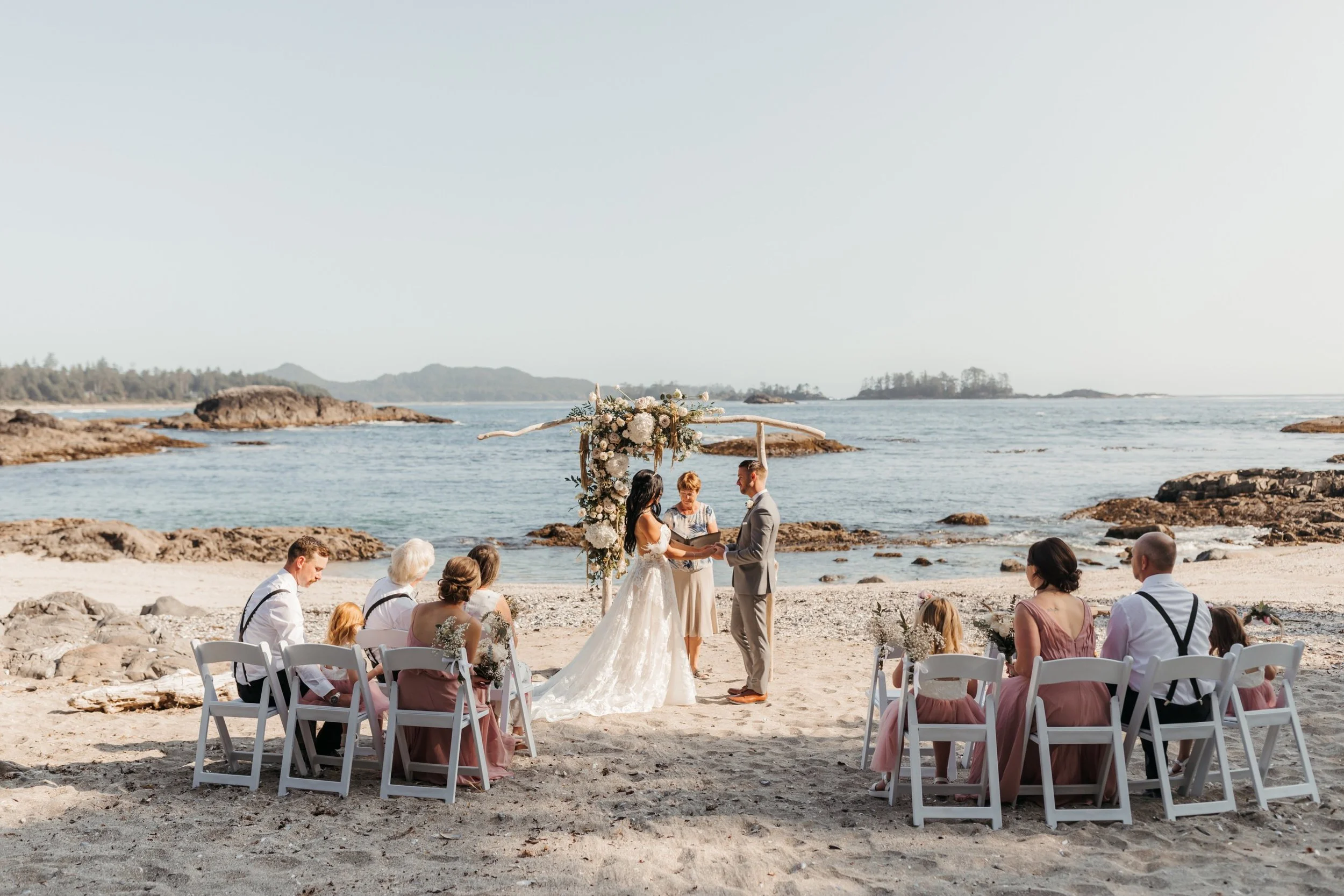  Intimate wedding at the Wickaninnish Inn in Tofino BC 