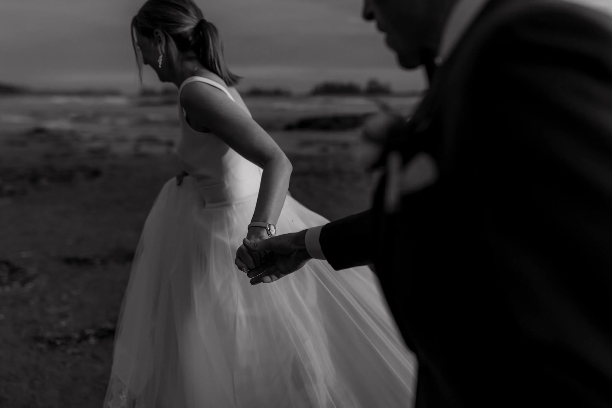  Tofino Elopement Photos at The Wickaninnish Inn on the Beach at Sunset and a ceremony in the rain forest 