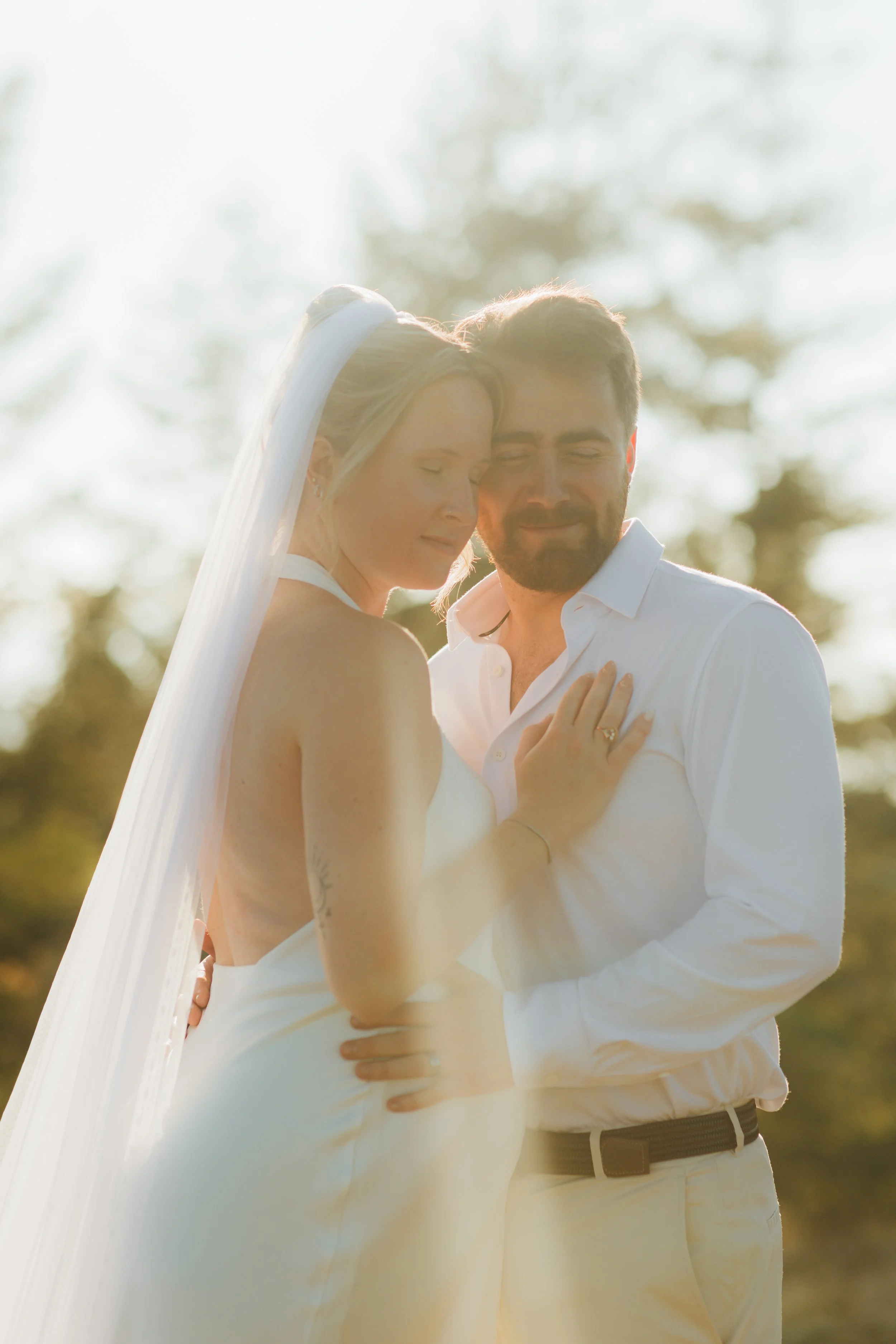 Halfmoon Bay Intimate Ocean View Summer Wedding