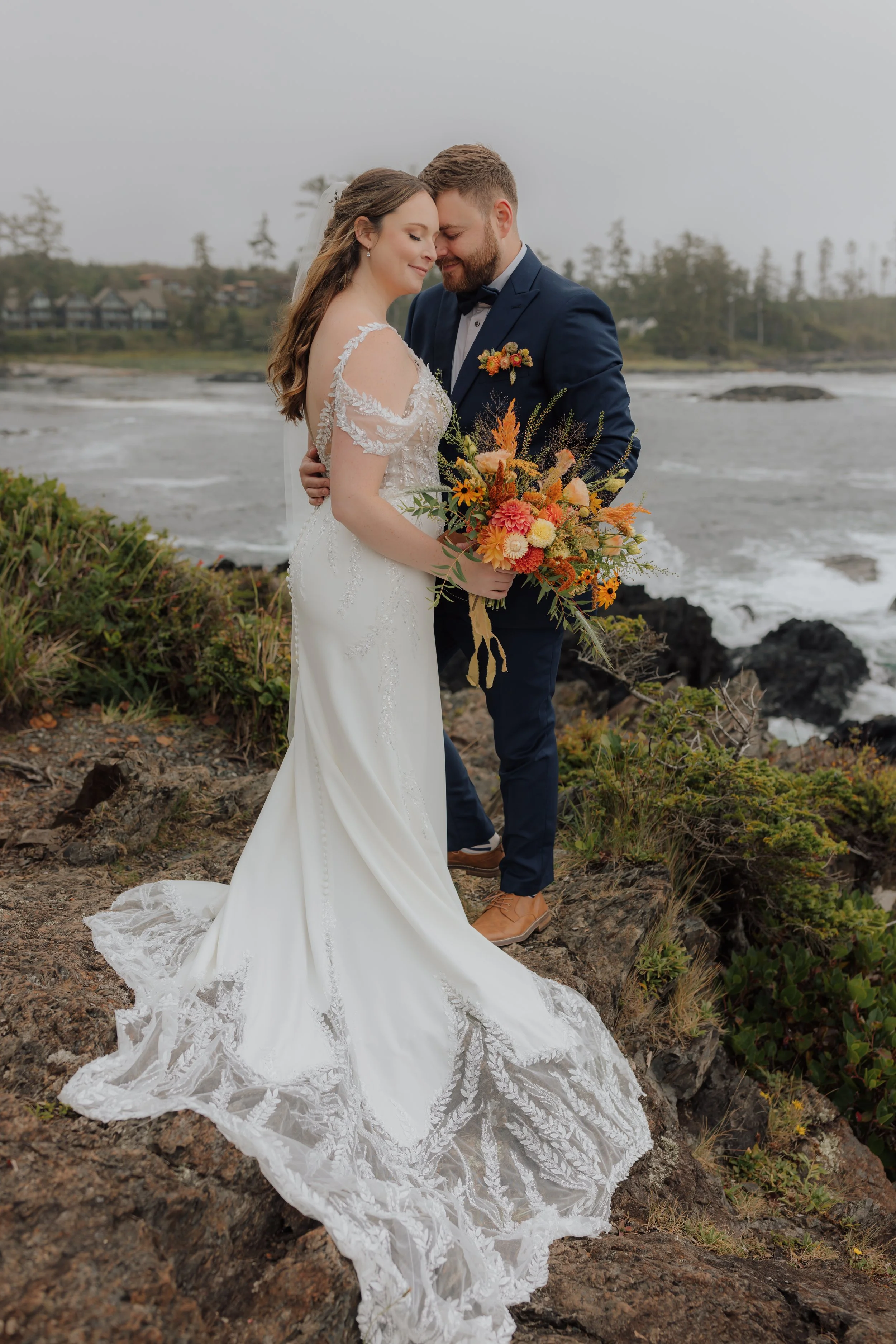 Beautiful Autumn Elopement in Ucluelet &amp; Tofino