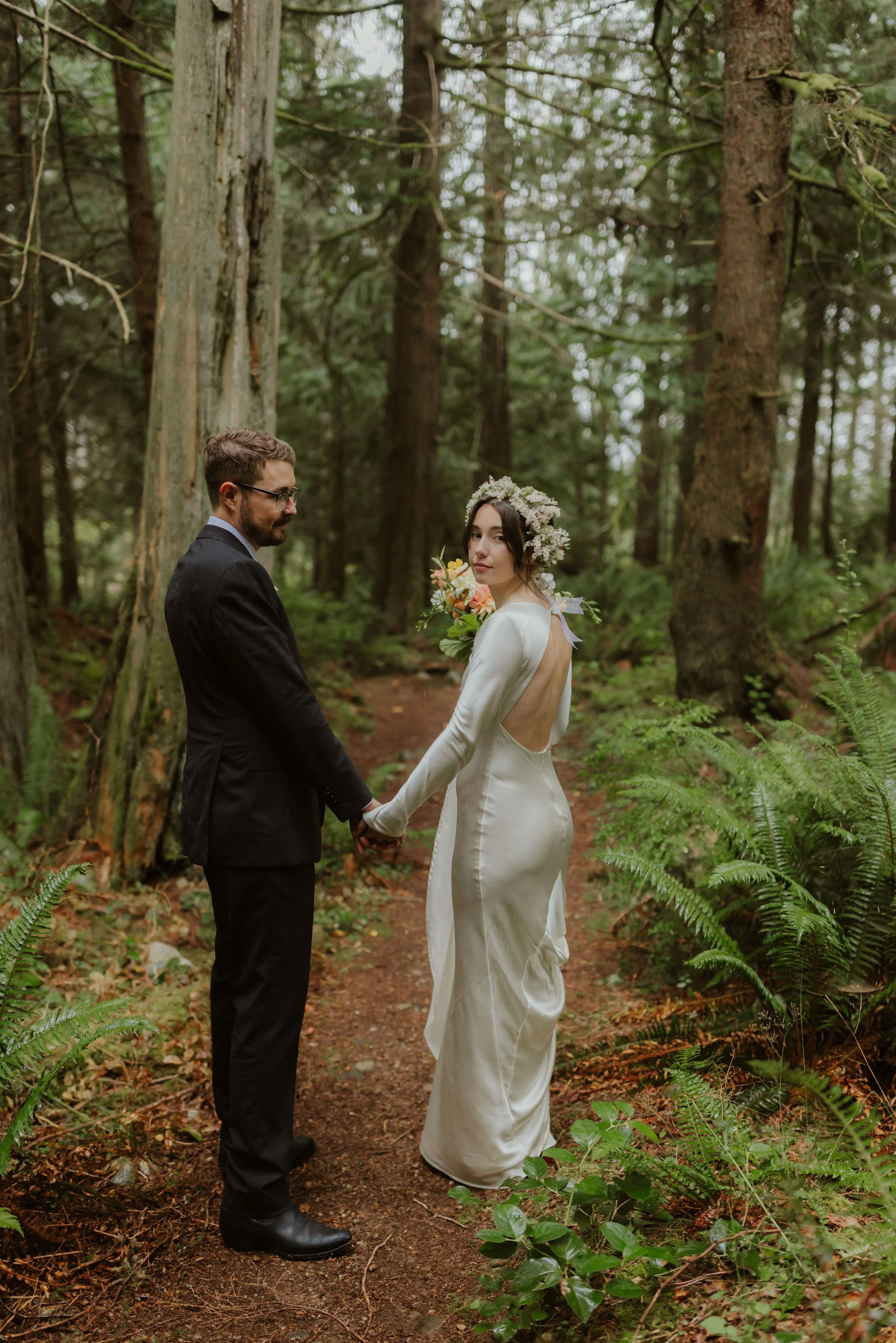 Vintage Sunshine Coast BC Home and Forest Elopement, Sunshine Coast BC Wedding Photographer, Jen + Brian Photo & Film 442.JPG