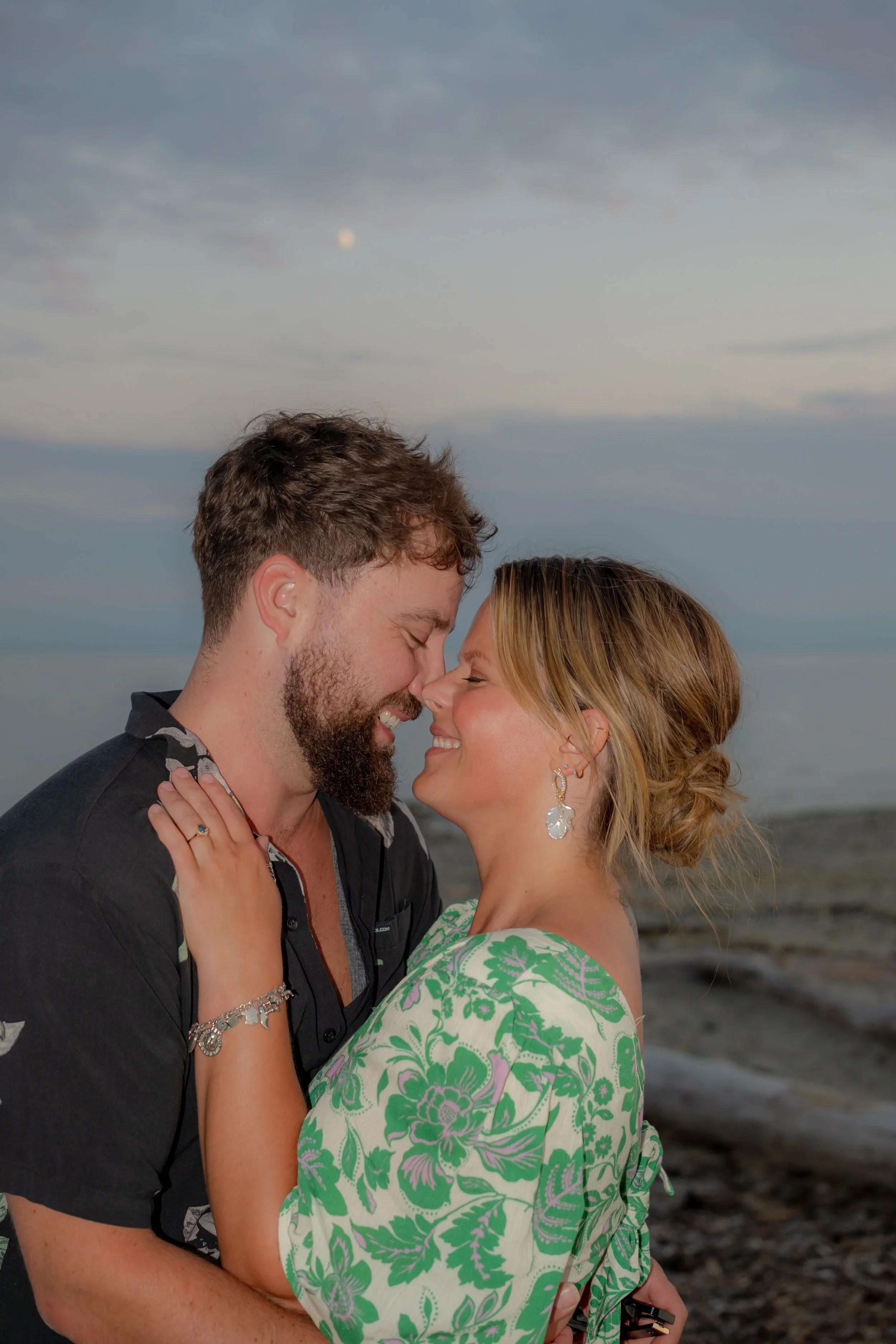 Sunshine Coast Engagement Photographer, Golden Hour Beach Engagement Photos Jen & Brian, 179.JPG