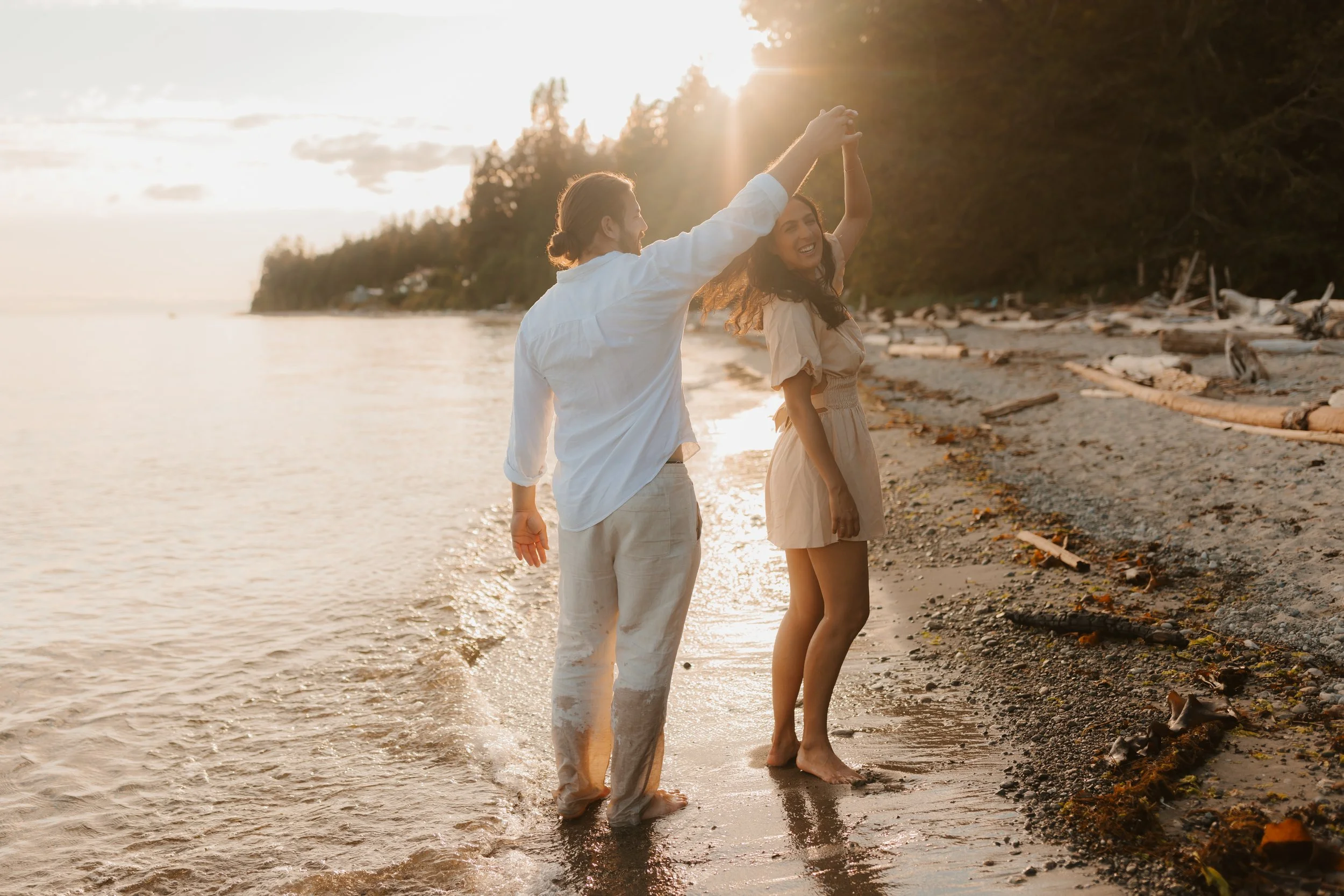 Gibsons Beach Golden Hour Engagement  Photos, Sunshine Coast Wedding Photographer,  Jen & Brian 304.JPG