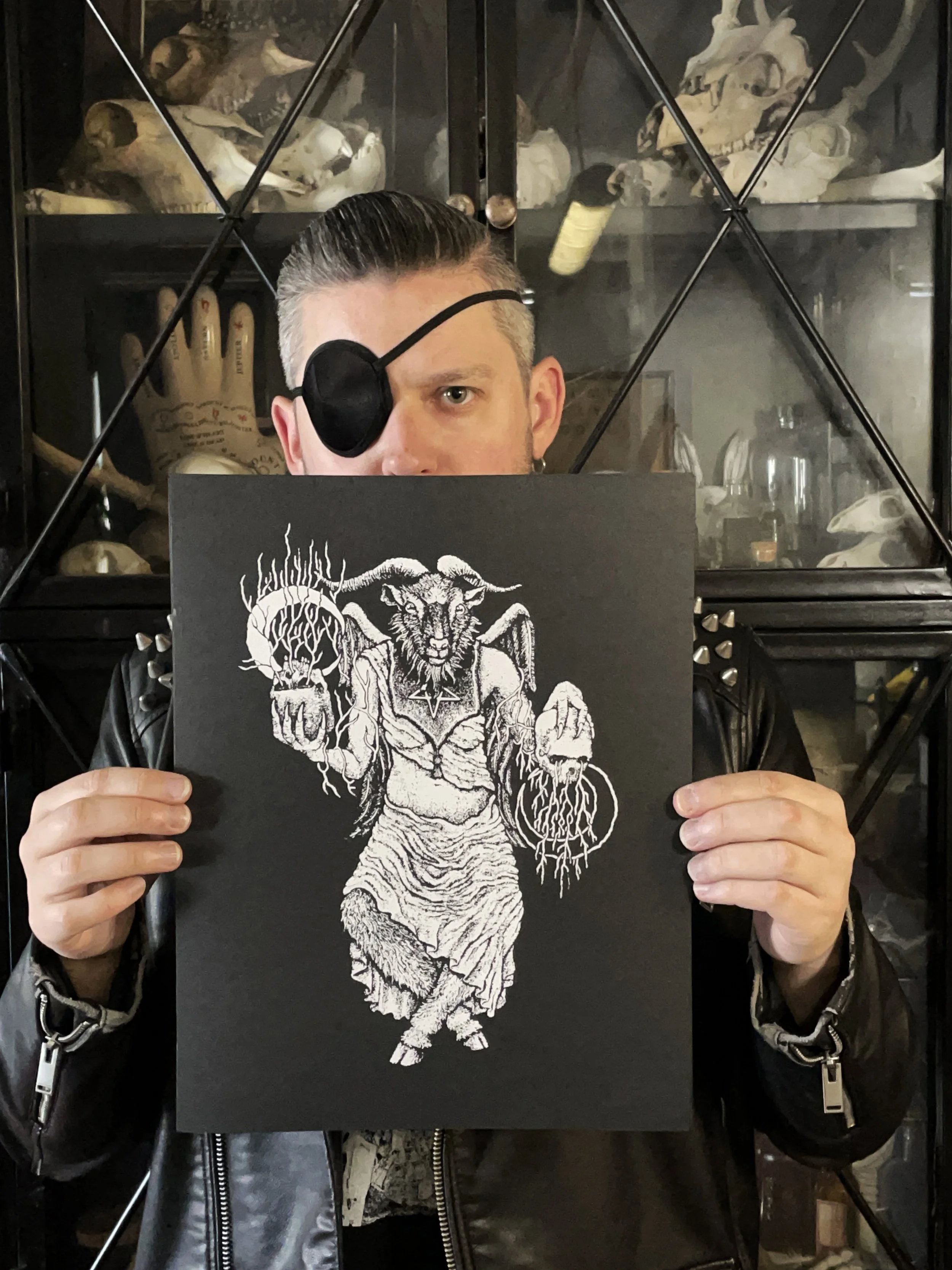 Dylan Garrett Smith Baphomet Screenprint photo.jpg