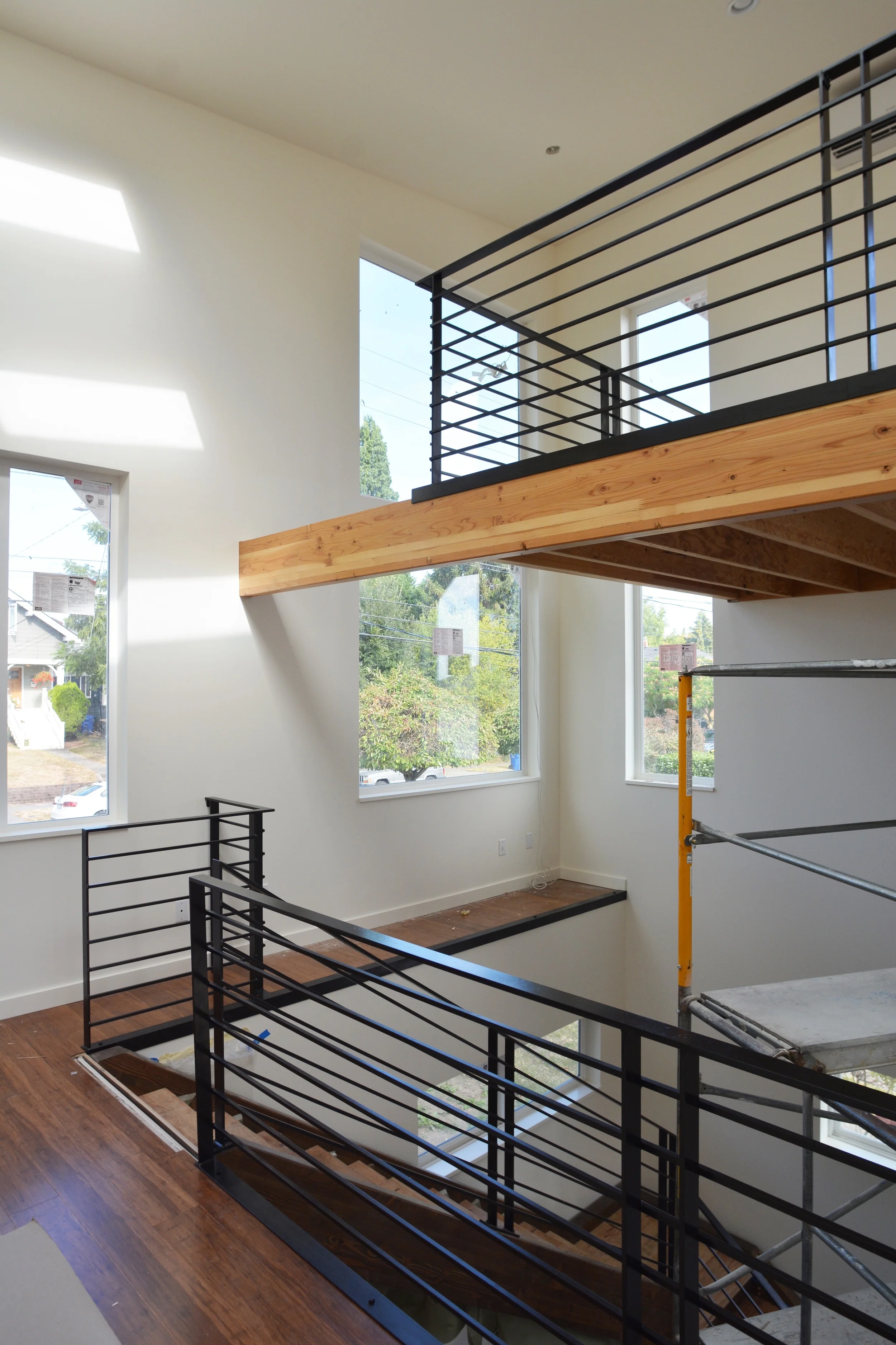 Our vertical open space viewed from different levels