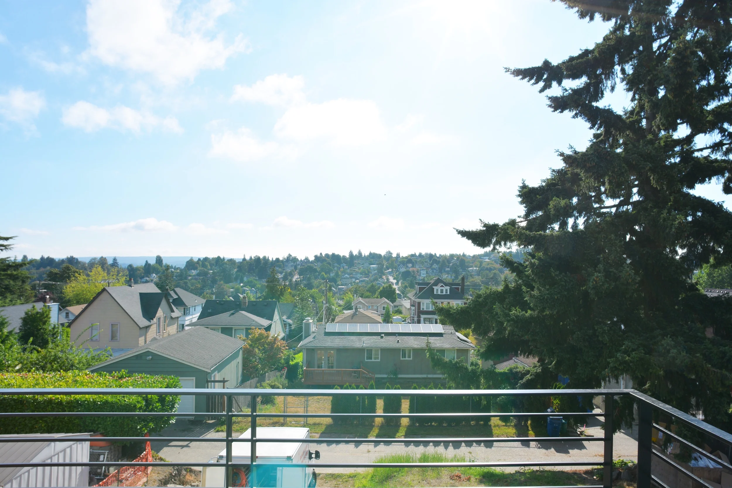 View to the northeast from master bedroom