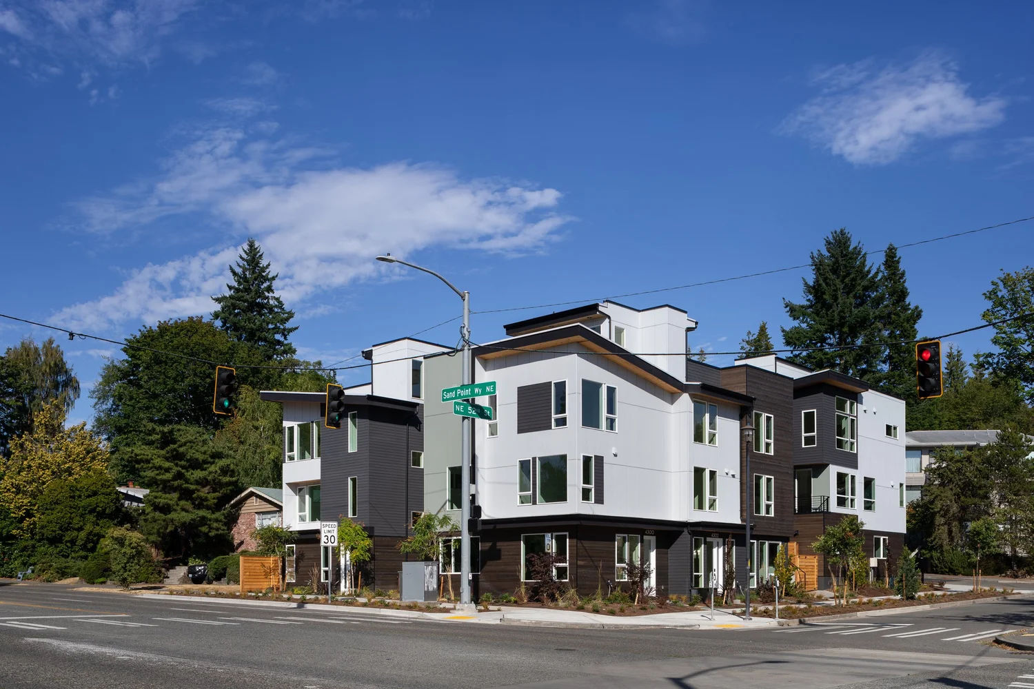 Town Home Community Designed by b9 | Seattle Residential 