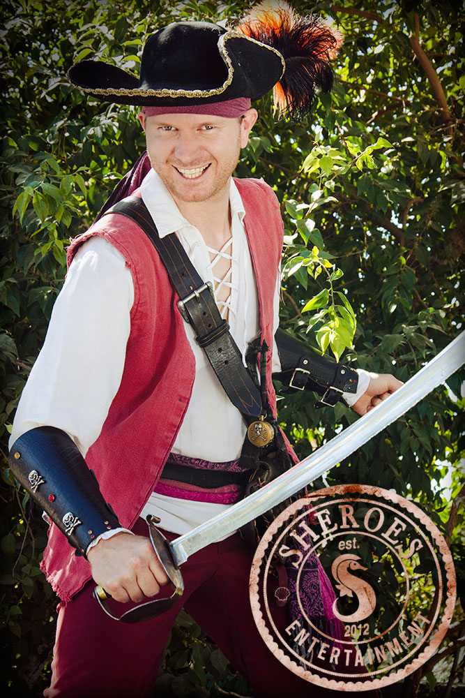 (c) Sheroes Entertainment LLC, Cpt. Savvy as a pirate
