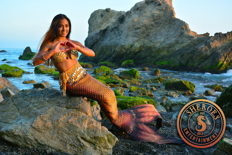 Kailani Pacific Islander Professional Mermaid at Beach 2.jpg