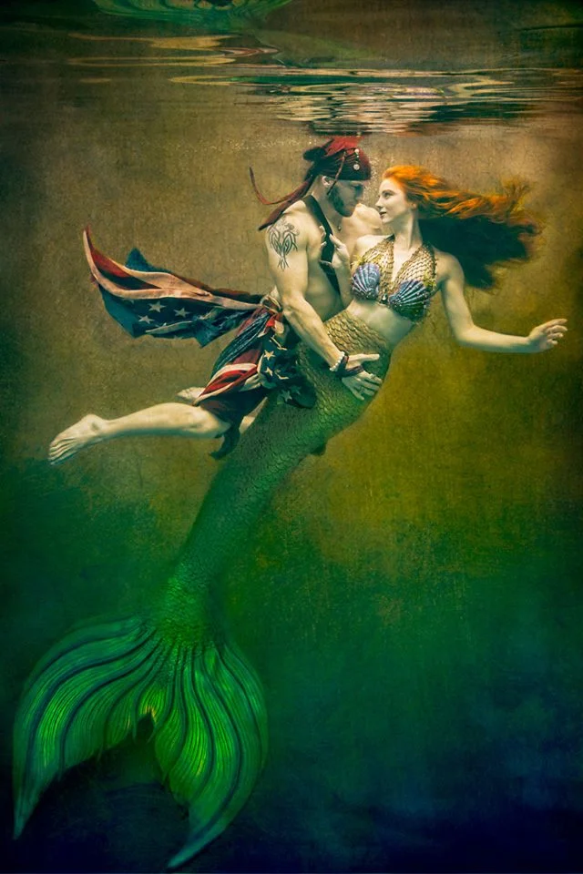 (c) Cheryl Walsh, Pirate John and Catalina Mermaid