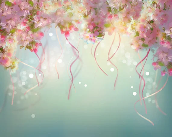 Our 10'x10' Freestanding Anti-Glare Spring Photography Backdrop's Design