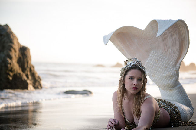 Blonde Professional Mermaid for Party Pasadena - Mermaid Cascade Sheroes 1