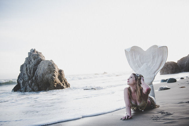 Blonde Professional Mermaid for Party Pasadena - Mermaid Cascade Sheroes 3