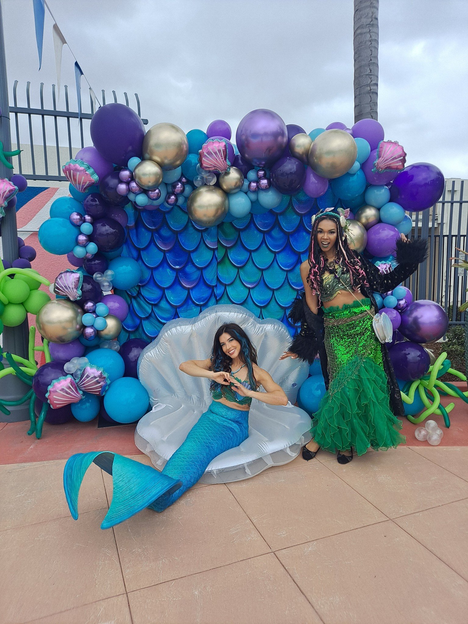 Walking Skirt Mermaid and Swimming Mermaid Los Angeles Party.jpg
