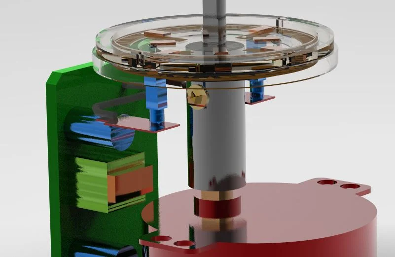Rotating power transfer assembly.