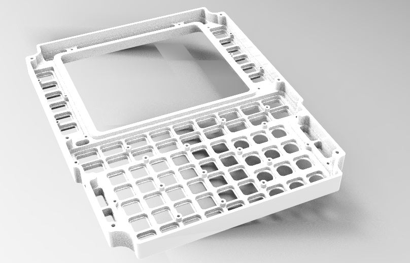 Aircraft instrument panel bezel