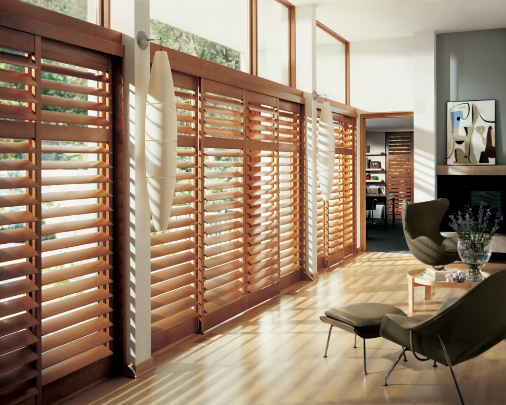 Image of timber venetian blinds