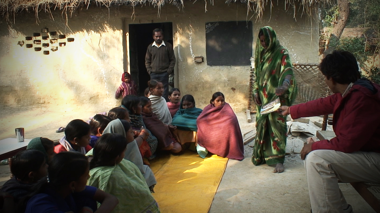 Women's Literacy class in a Dalit village, Northern India. COME funds various literacy programmes across Northern India