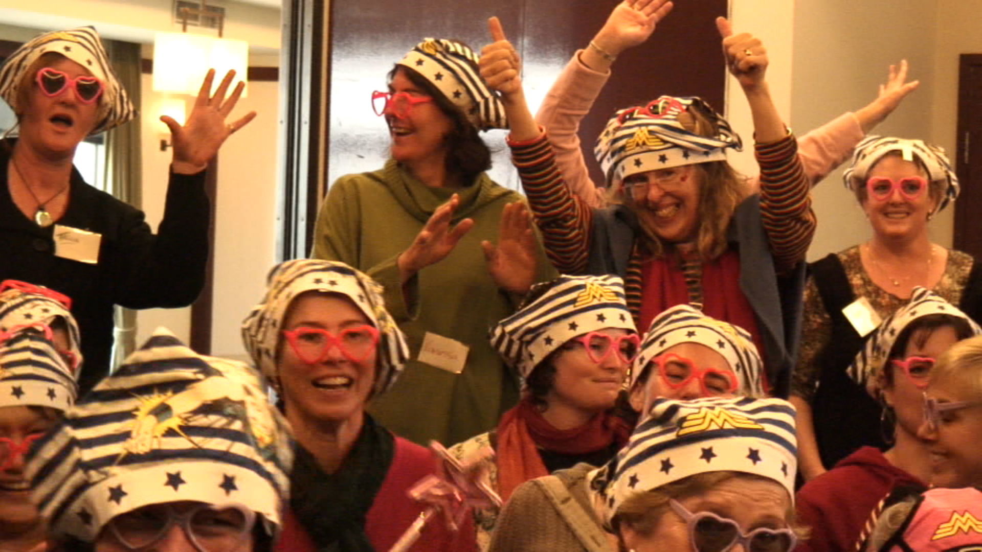 One of the many retreats where healing laughter is embraced and celebrated