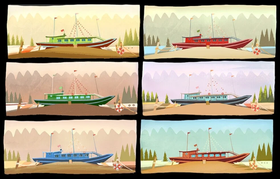 archibald%27sboatdockcolortests.jpg