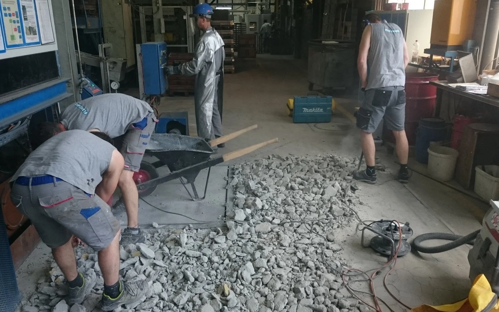 Indutsriebodensanierung Beton