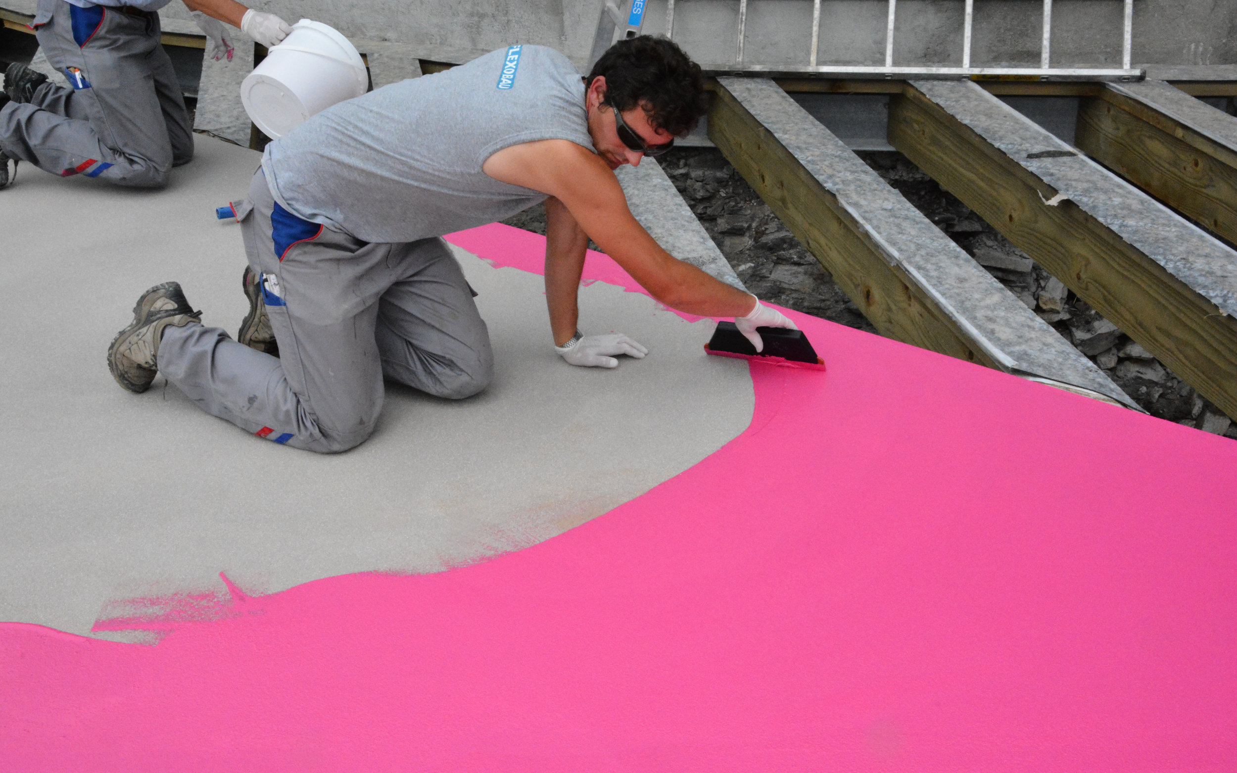 Abdichtung und Beschichtung Aussichtsplattform