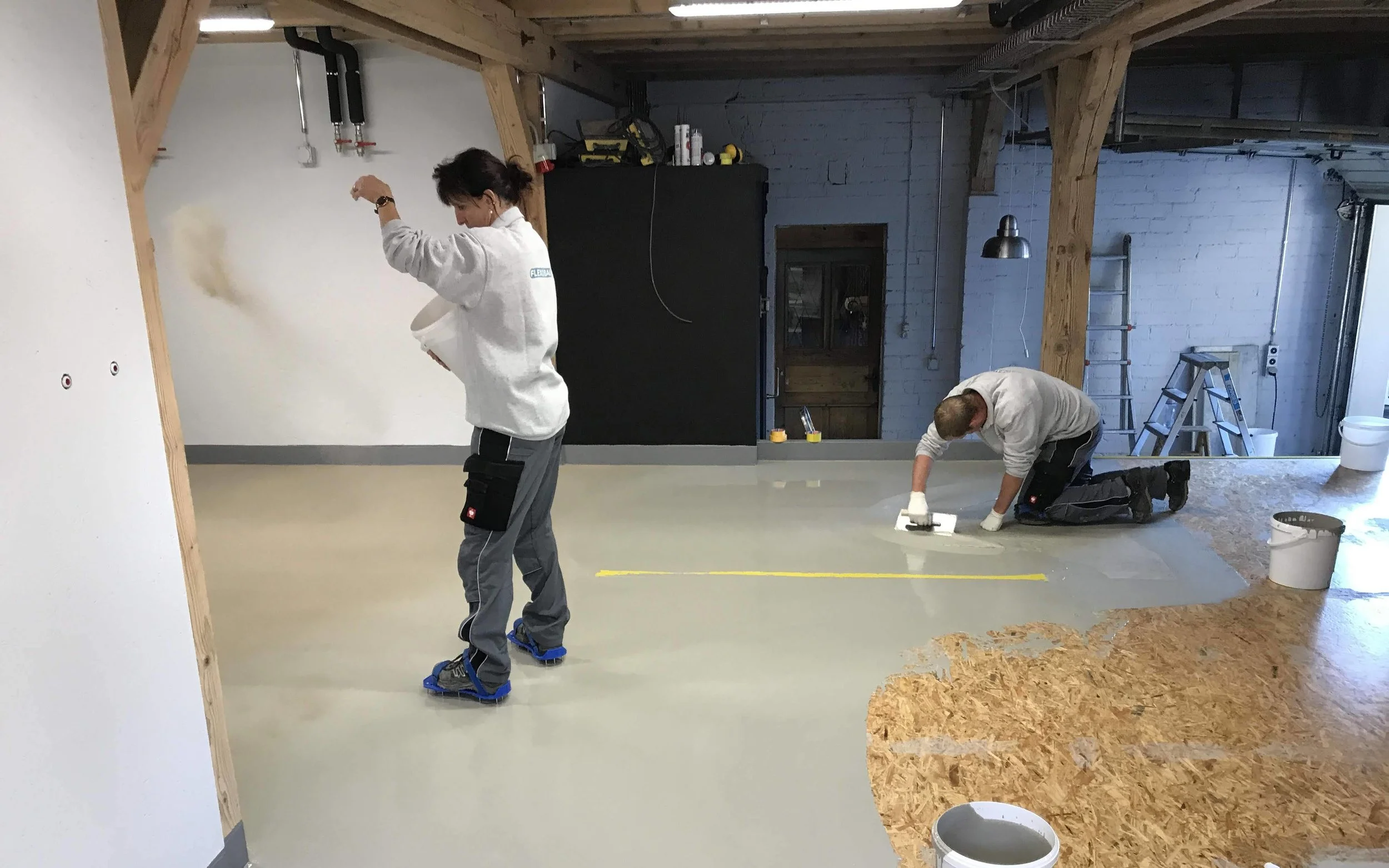 Industrieboden in Brauerei