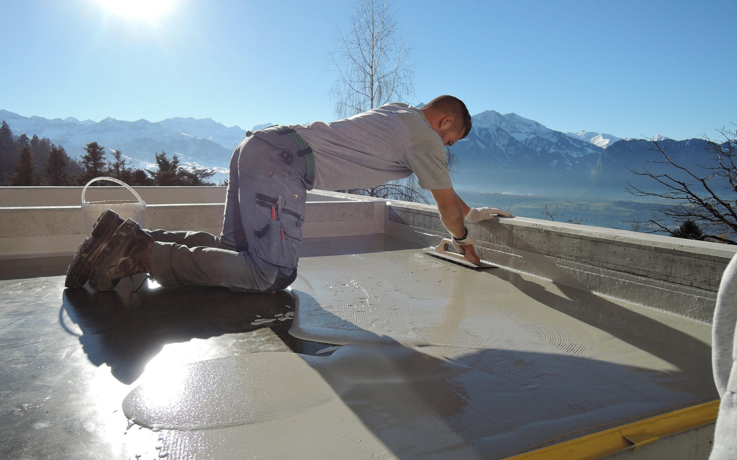 Beschichtung Terrasse