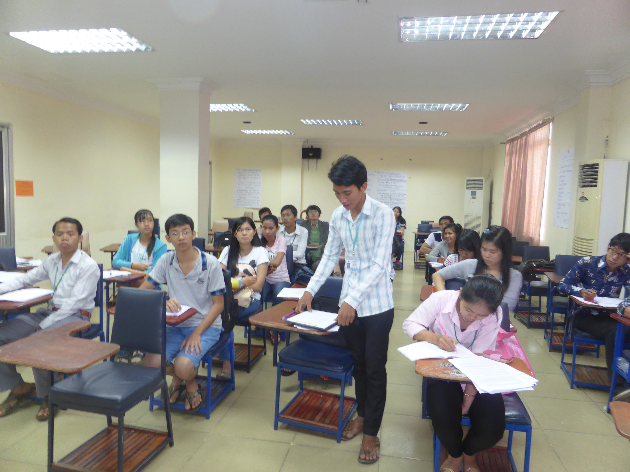 A student shares his personal reflection on the issue of domestic violence in Cambodia.